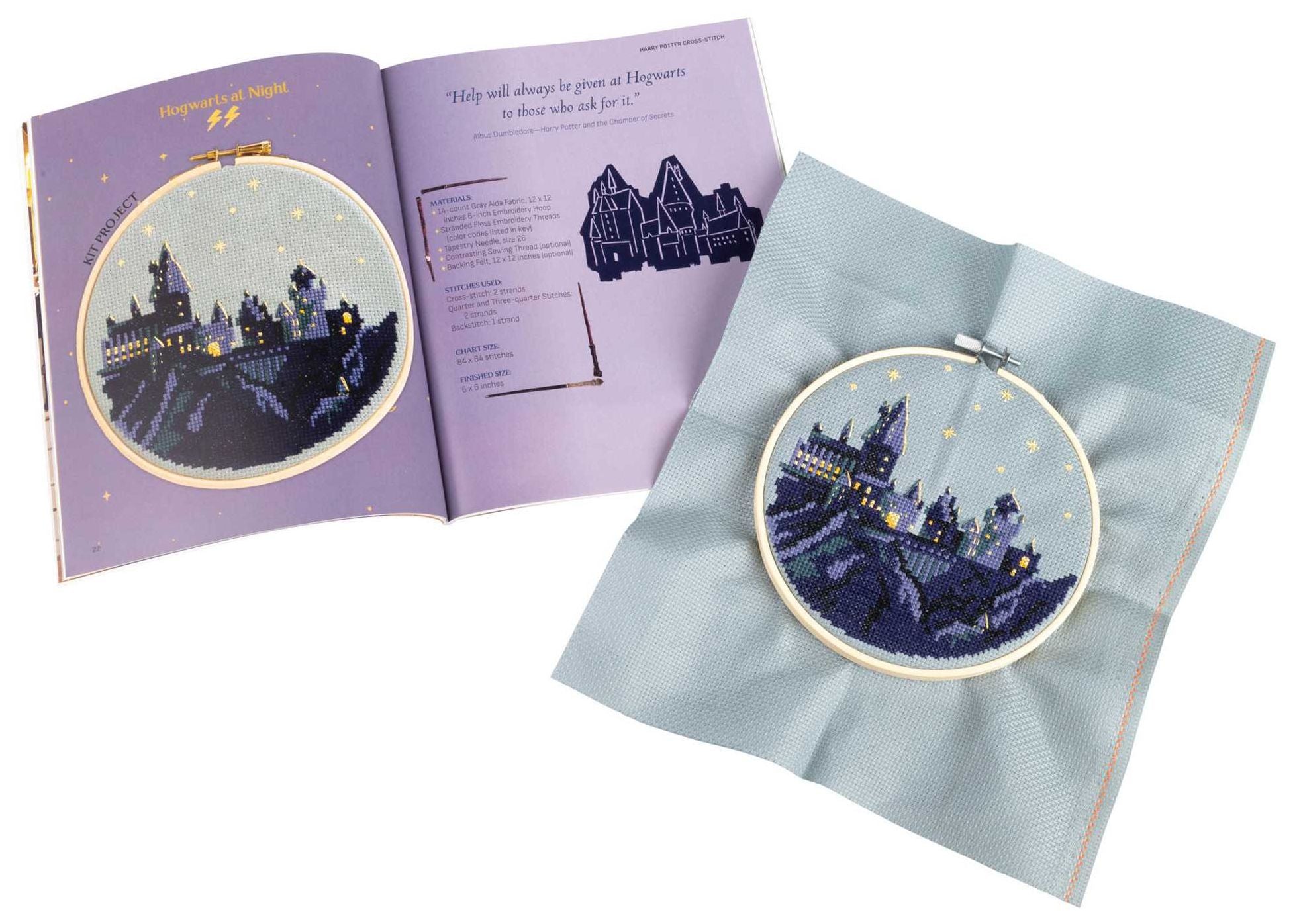 Harry Potter Cross-Stitch - Craft Kit - Craft Gift for Harry Potter Fans - Officially Licensed
