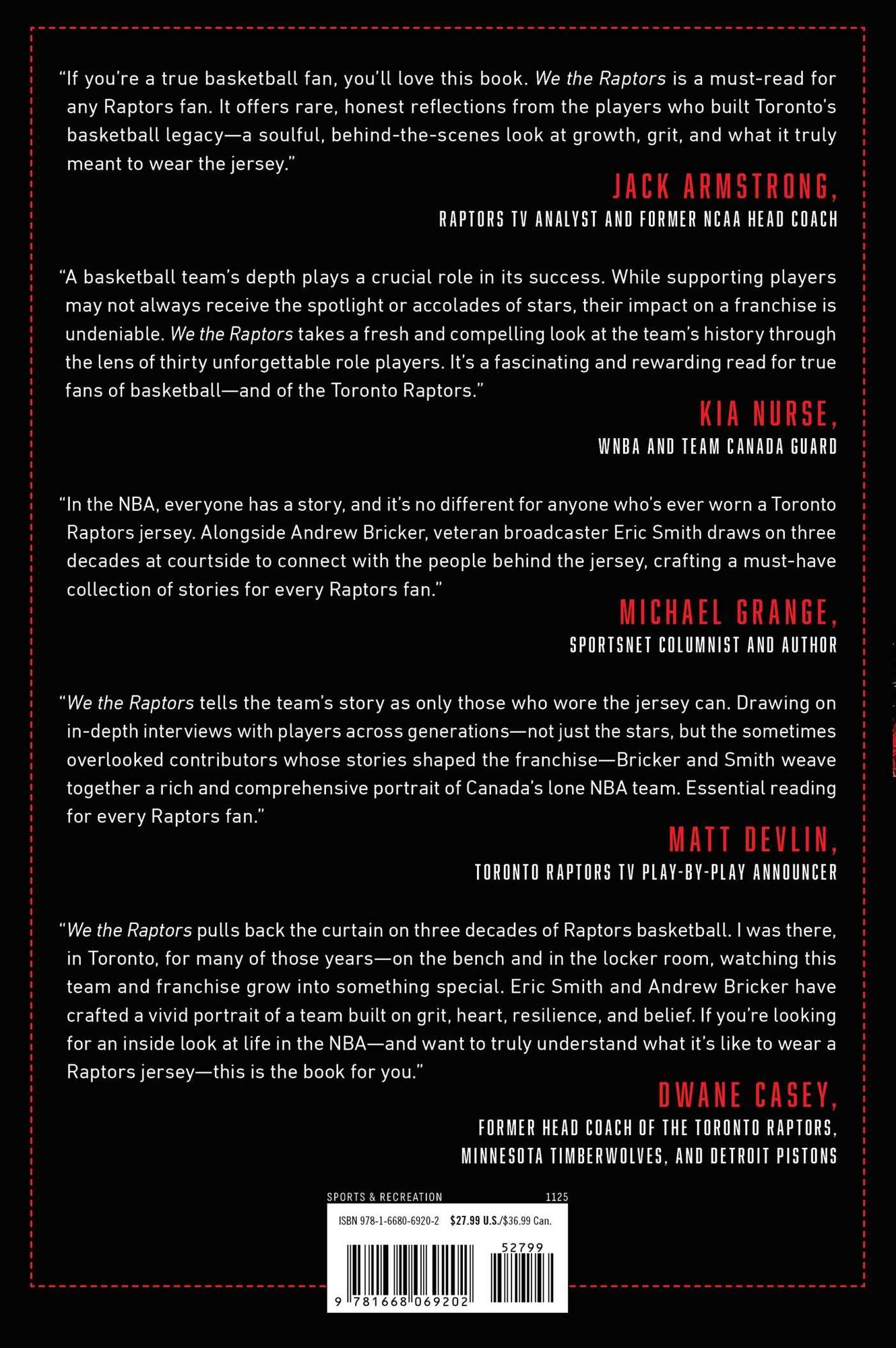 We the Raptors: 30 Players, 30 Stories, 30 Years