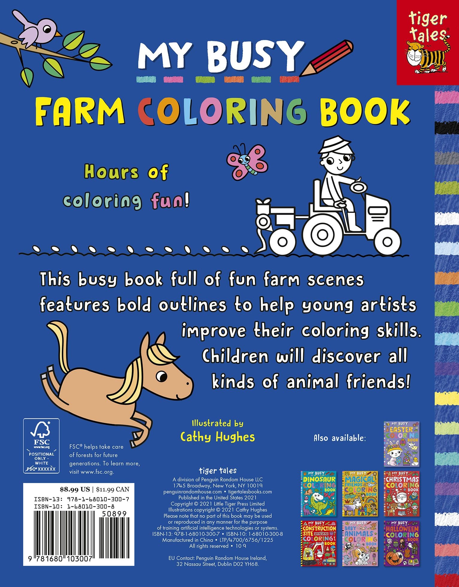 My Busy Farm Coloring Book