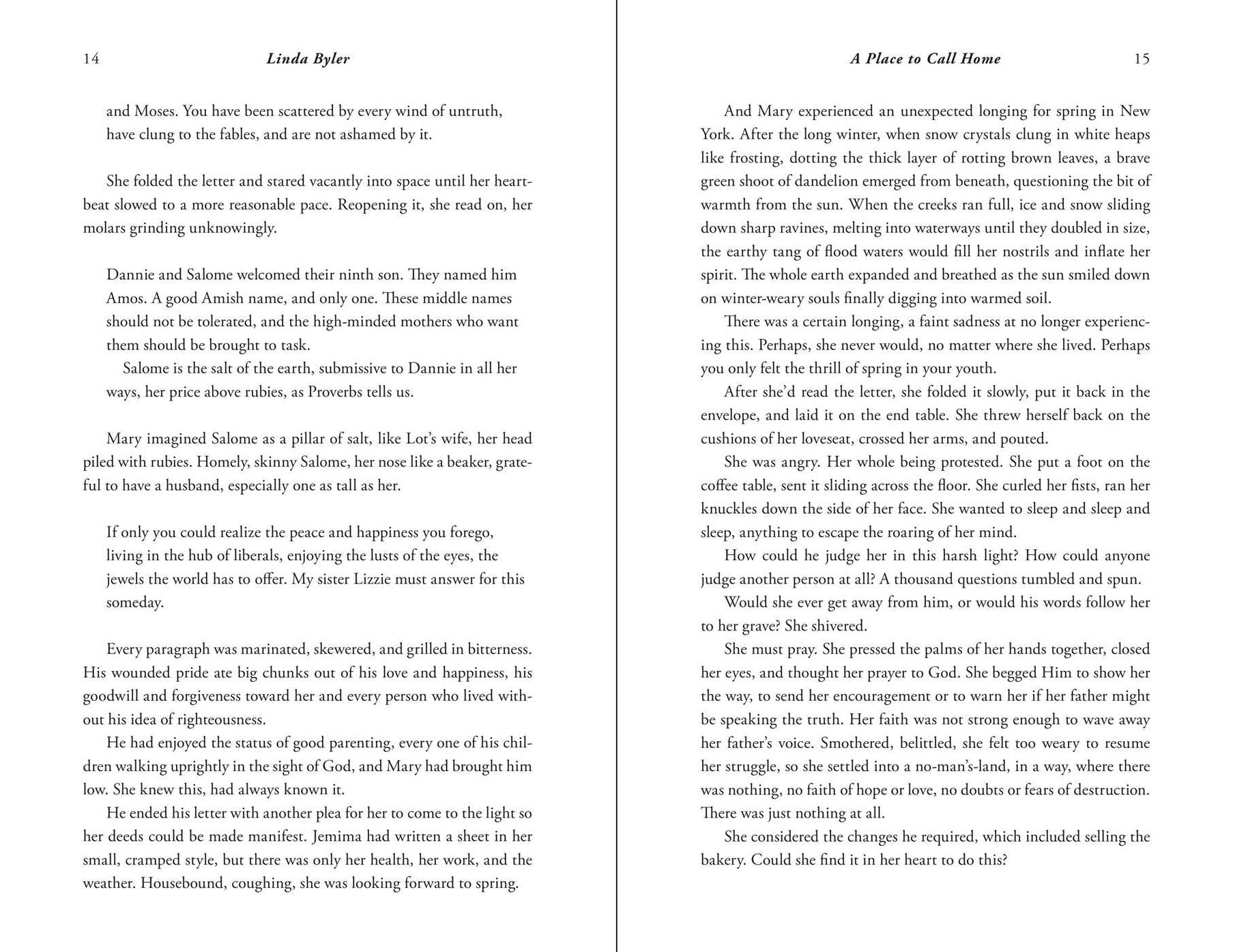 A Place to Call Home: An Amish Romance