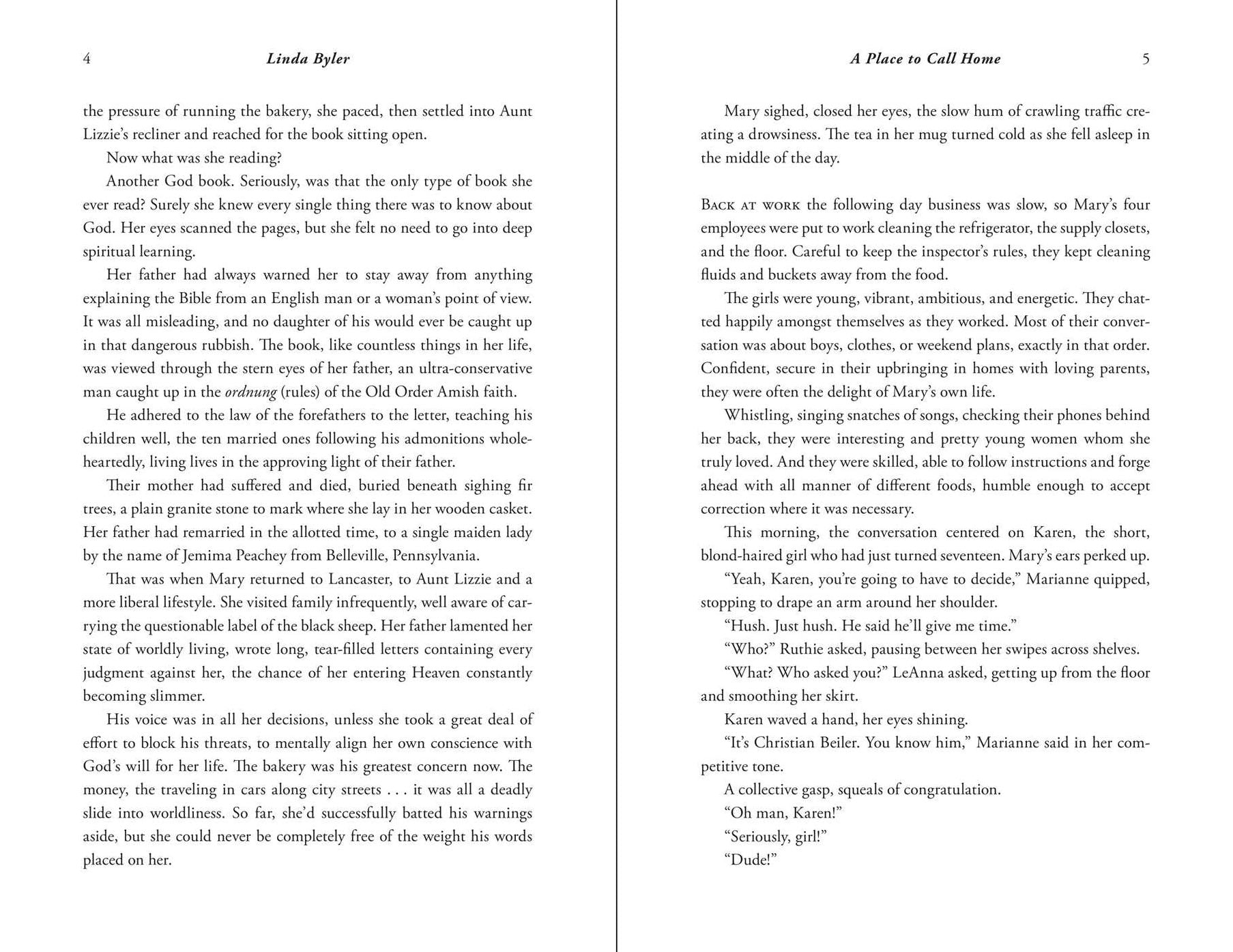 A Place to Call Home: An Amish Romance