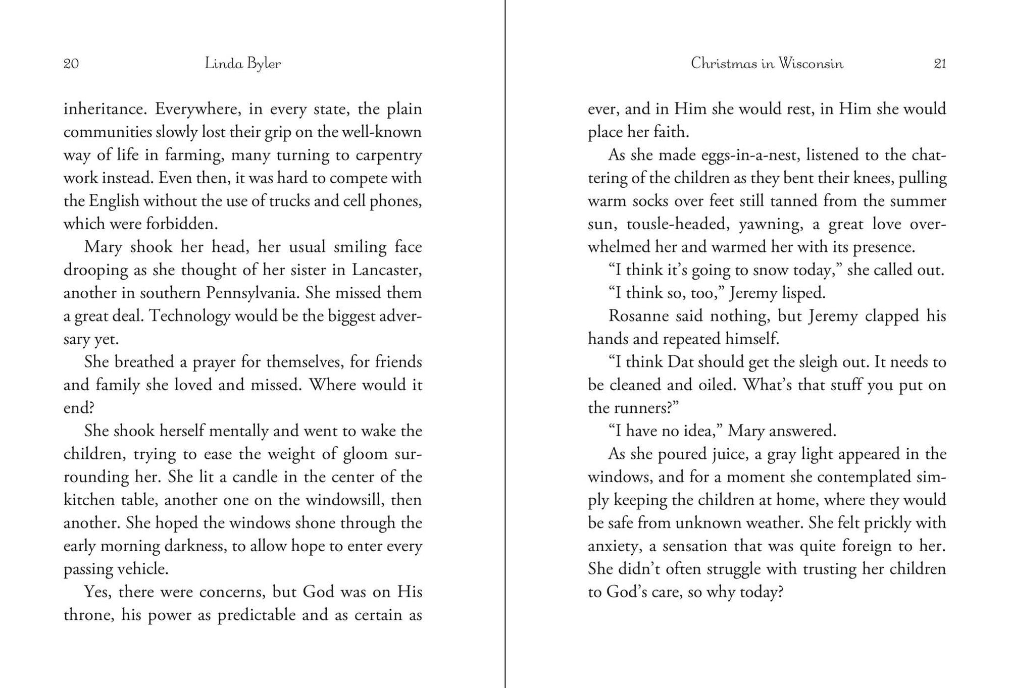 Christmas in Wisconsin: An Amish Romance