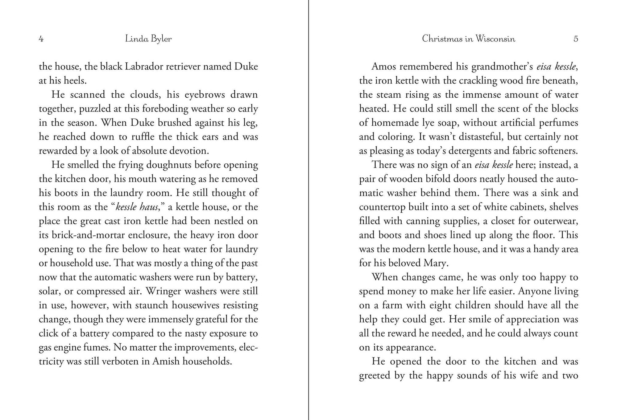 Christmas in Wisconsin: An Amish Romance