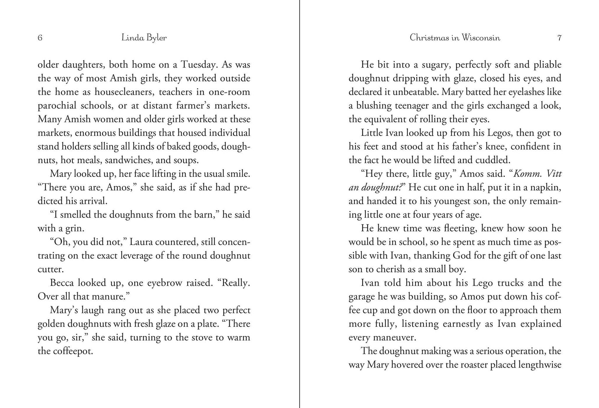 Christmas in Wisconsin: An Amish Romance