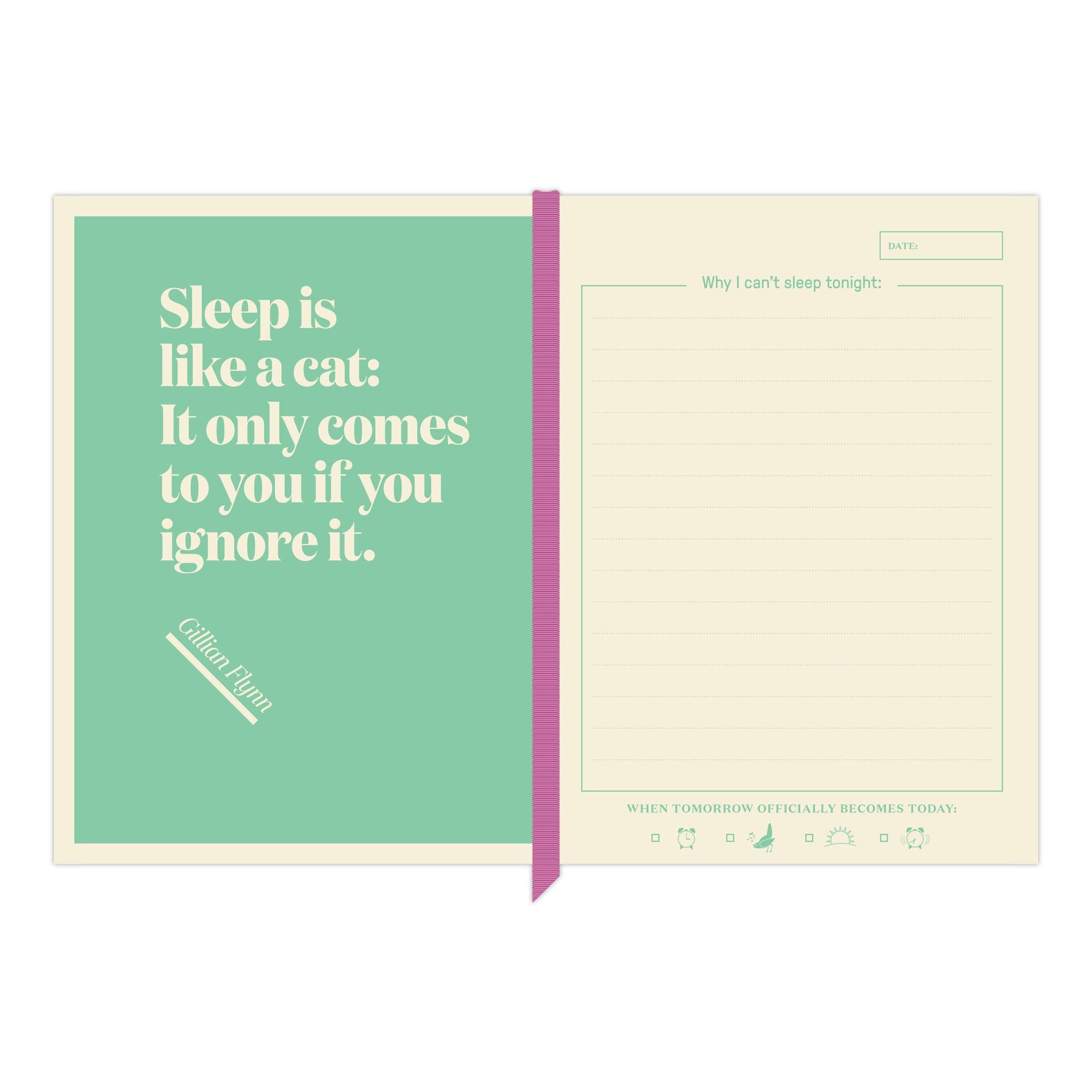 Gah I Can't Sleep Inner-Truth Journal Sleep Notebook (Ombre Version)