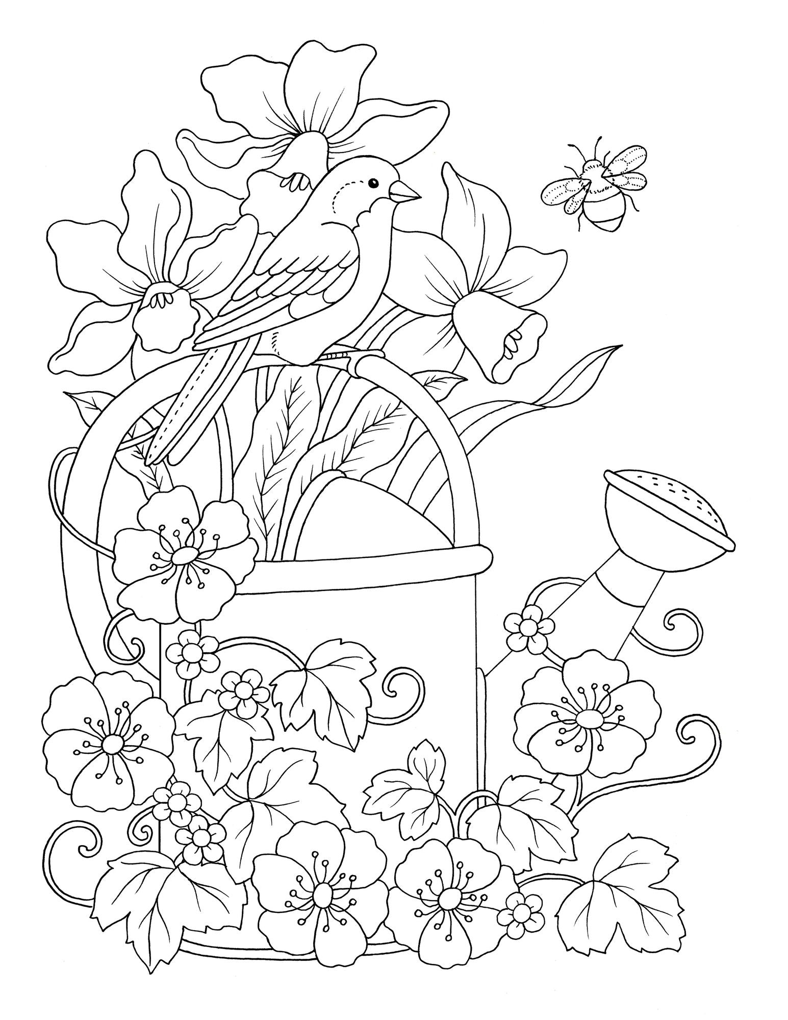 Nature's Joyful Moments: 50+ Cute & Creative Designs to Color - Positive and Calming Coloring Book for Adults and Kids