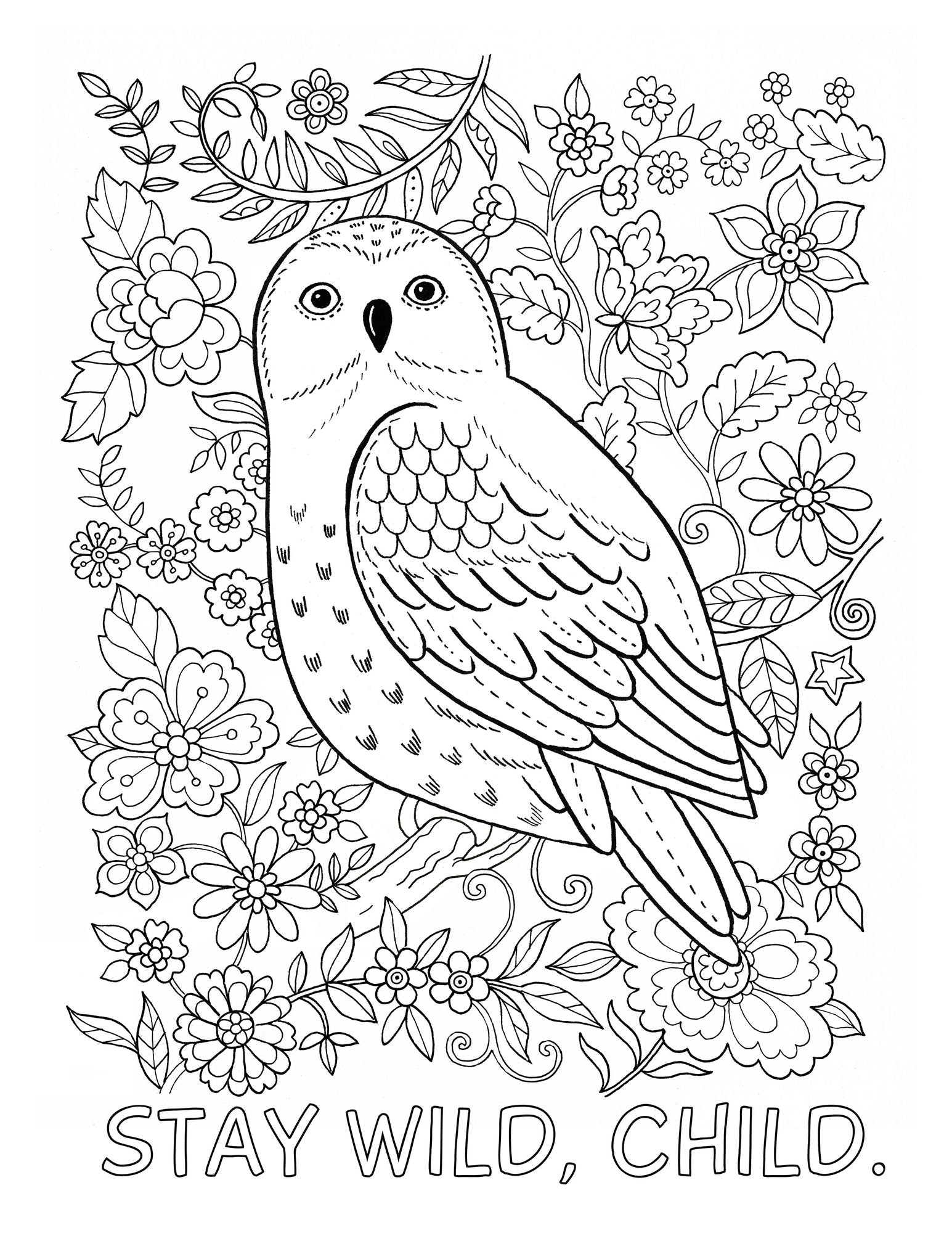 Nature's Joyful Moments: 50+ Cute & Creative Designs to Color - Positive and Calming Coloring Book for Adults and Kids