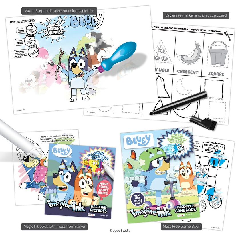 Bluey Imagine Ink 4-in-1 Activity Box Set