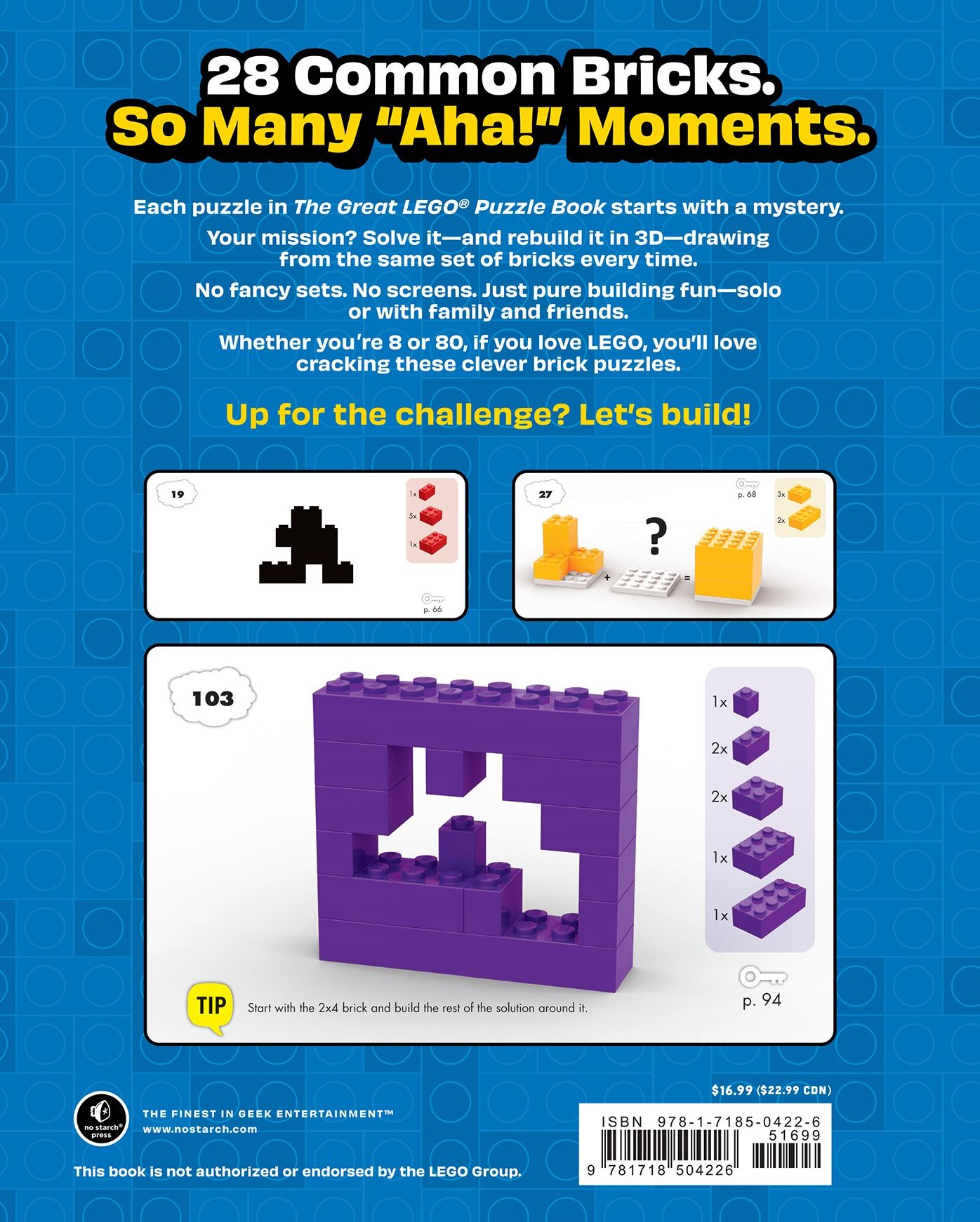 The Great LEGO® Puzzle Book: 120 Creative Building Challenges