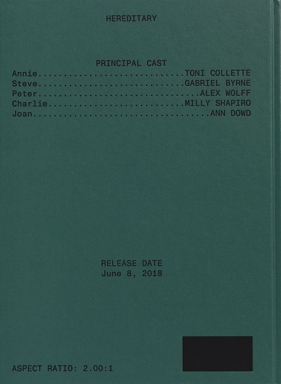 Hereditary Screenplay