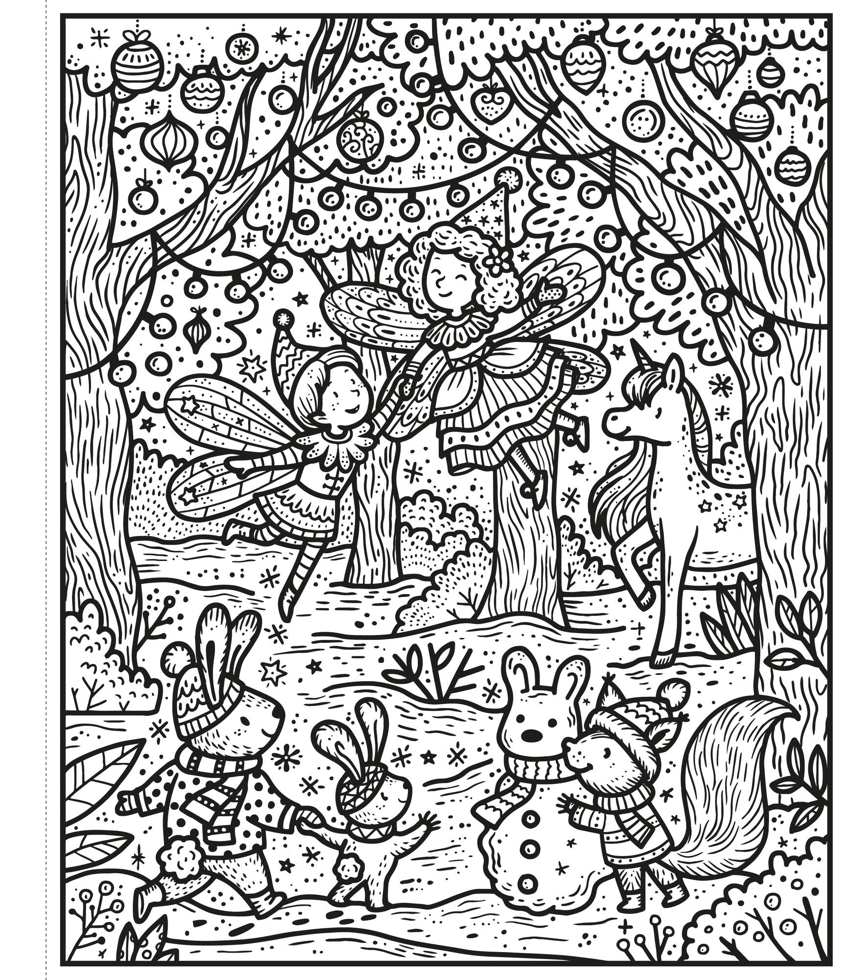 Winter Wonderland Magic Painting Book: A Winter and Holiday Book for Kids