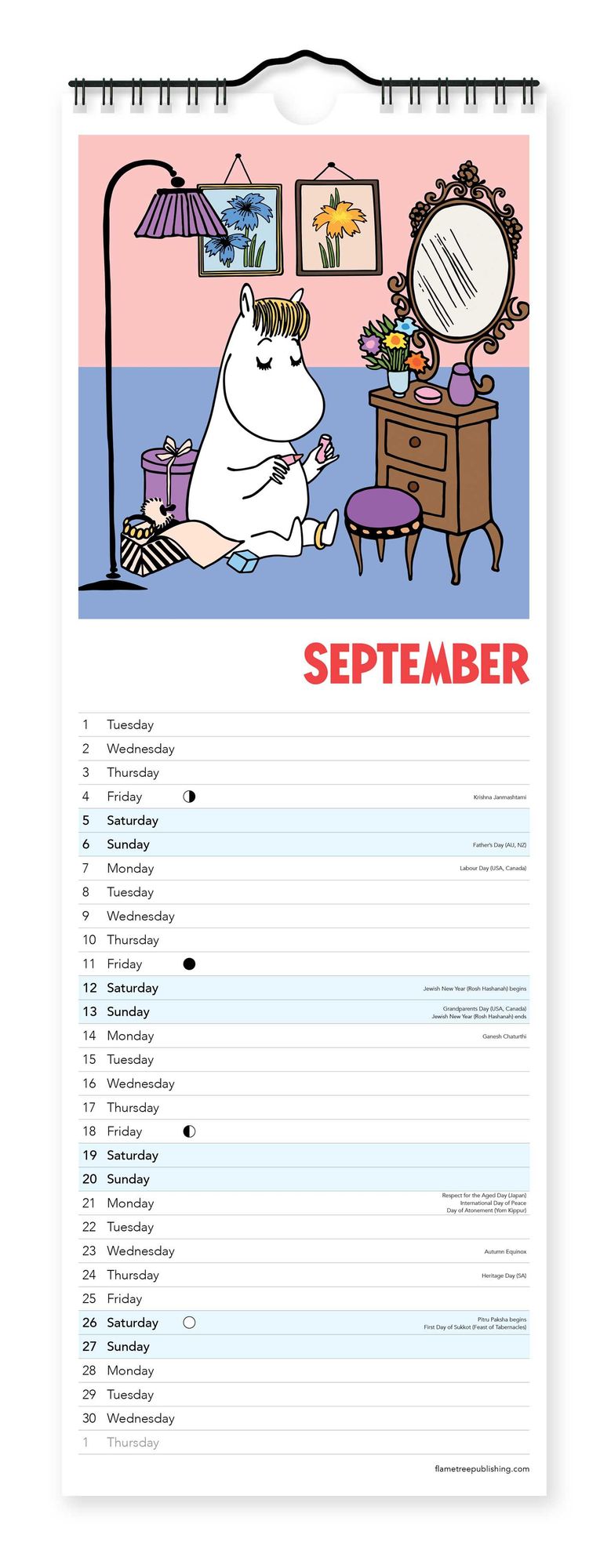 Moomin Slim Calendar 2026 (Art Calendar)