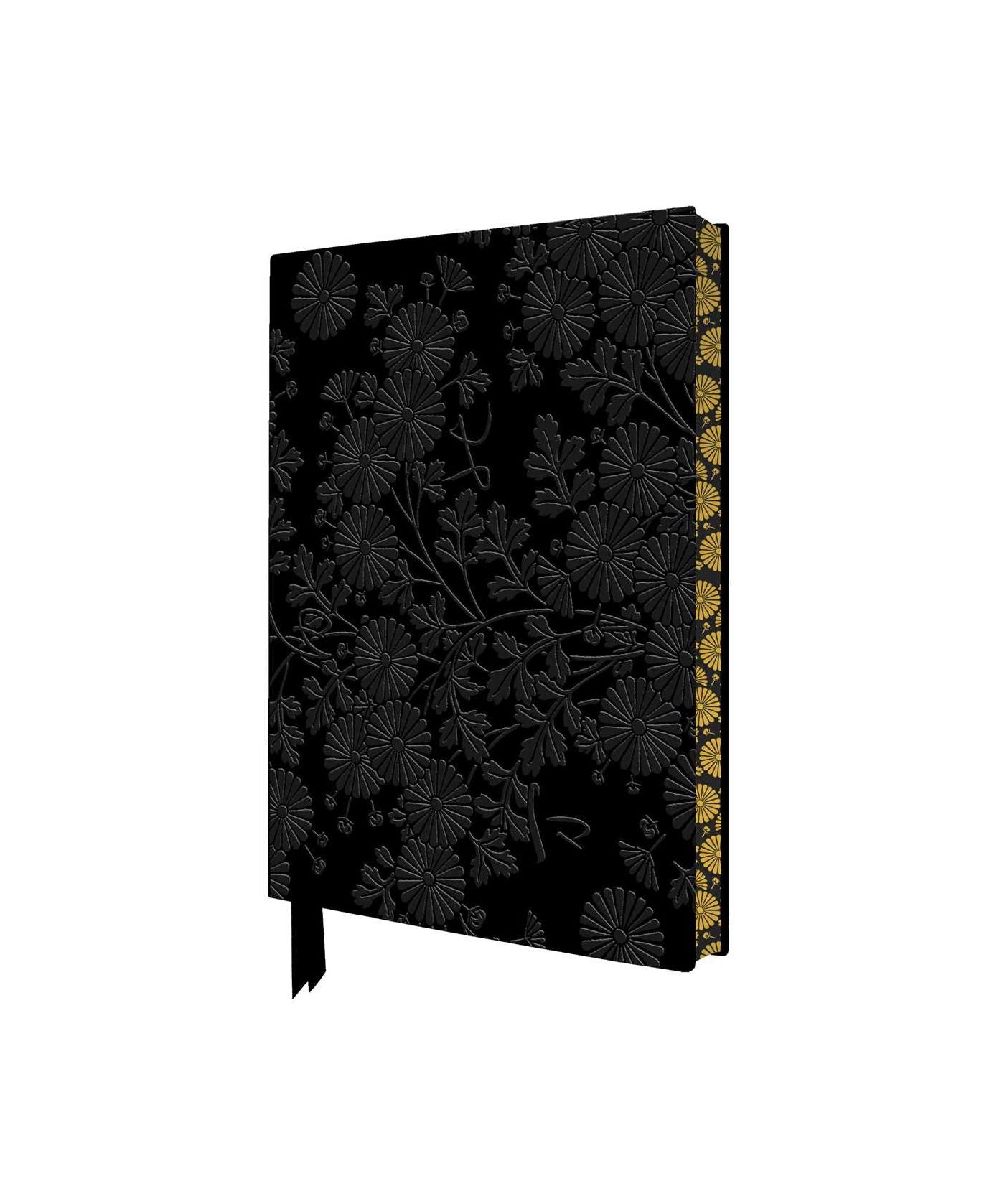 Uematsu Hobi: Box Decorated with Chrysanthemums Artisan Art Pocket Notebook (Flame Tree Journals)