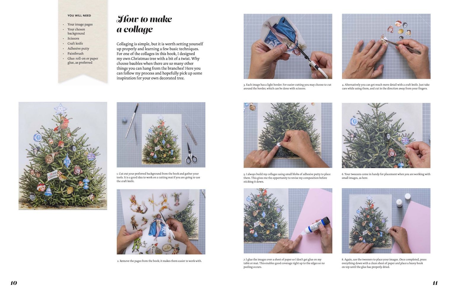 Cut Up This Book: Christmas Collage Kit