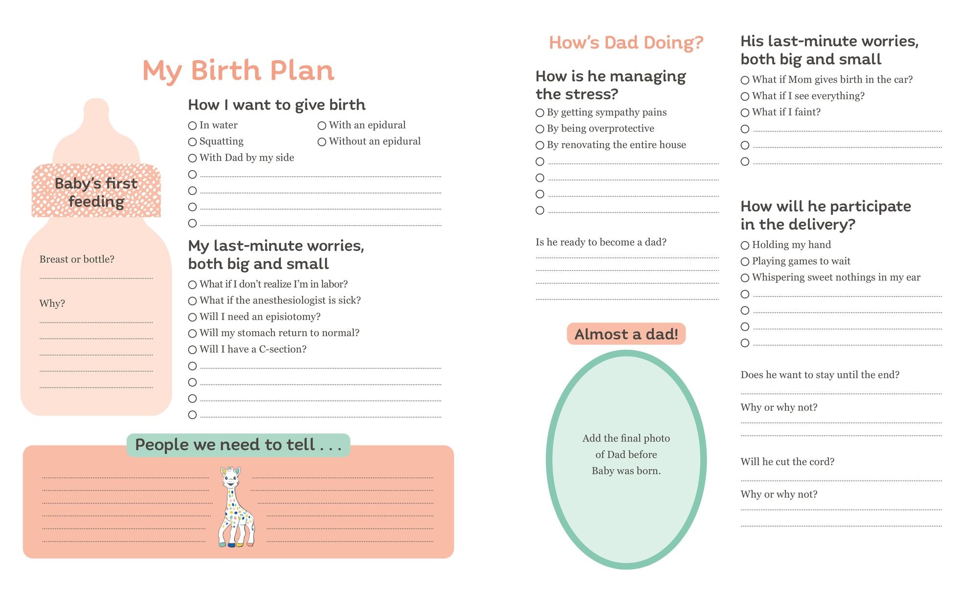 My Pregnancy Journal with Sophie la girafe®, Second Edition