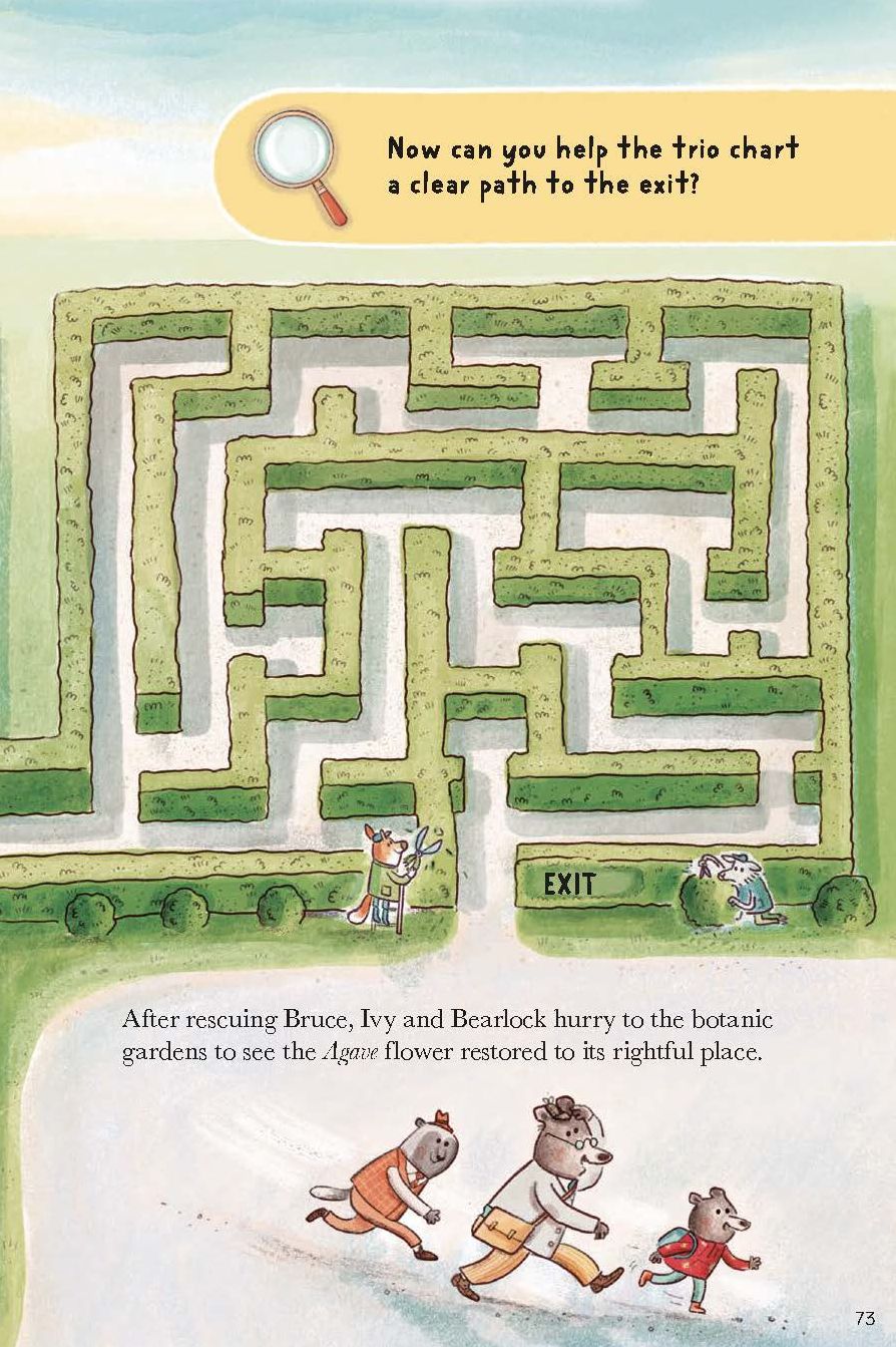 The Case of the Missing Flower (Ivy and Bearlock Holmes Book 1): 15 Puzzles for Sleuths to Solve