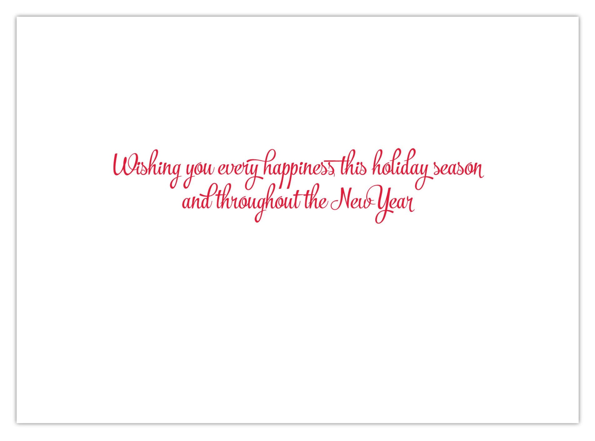Red Bird Winter Christmas Boxed Cards