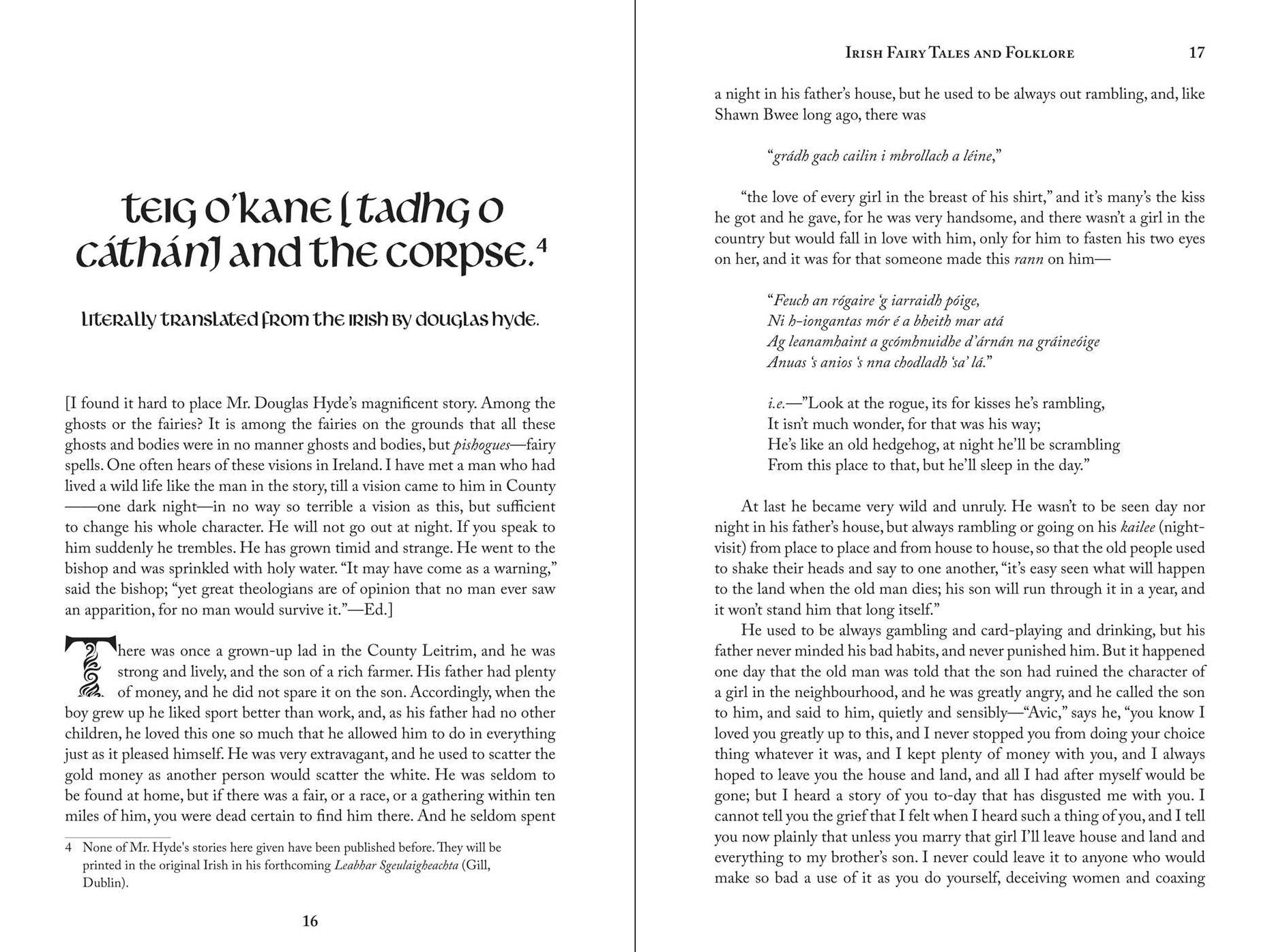 Irish Fairy Tales and Folklore
