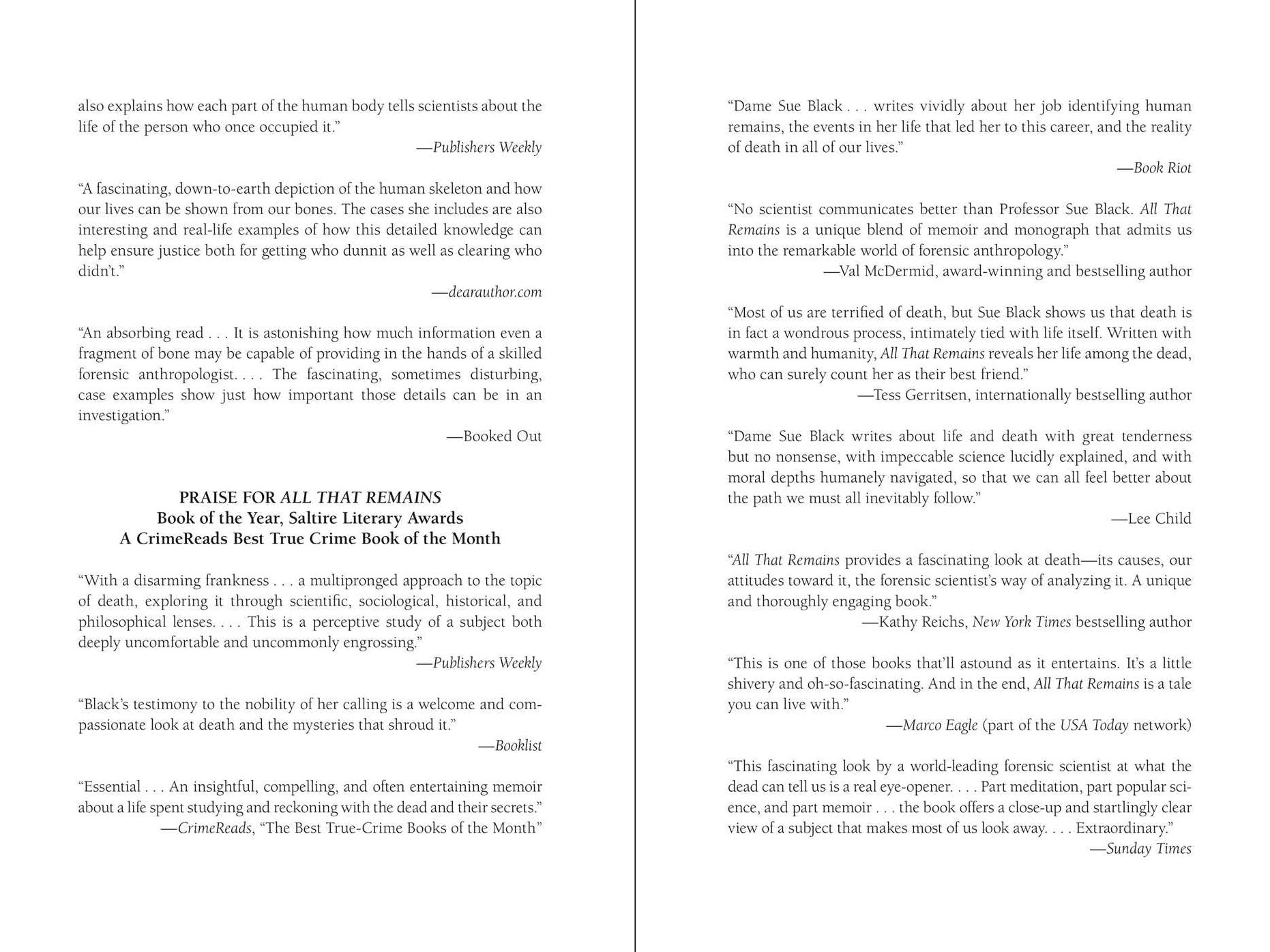 Written in Bone: Hidden Stories in What We Leave Behind