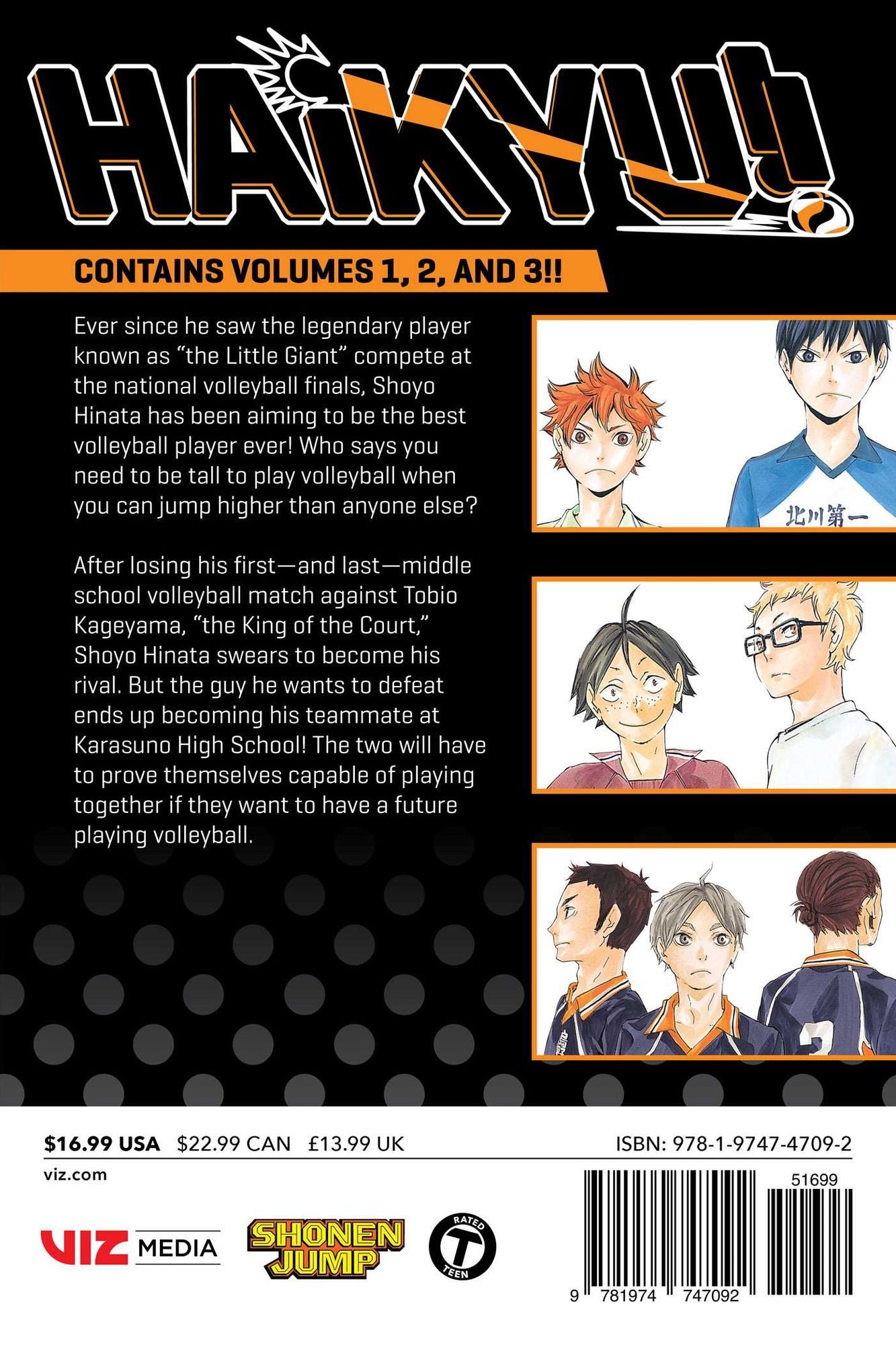 Haikyu!! (3-in-1 Edition), Vol. 1: Includes vols. 1, 2 & 3