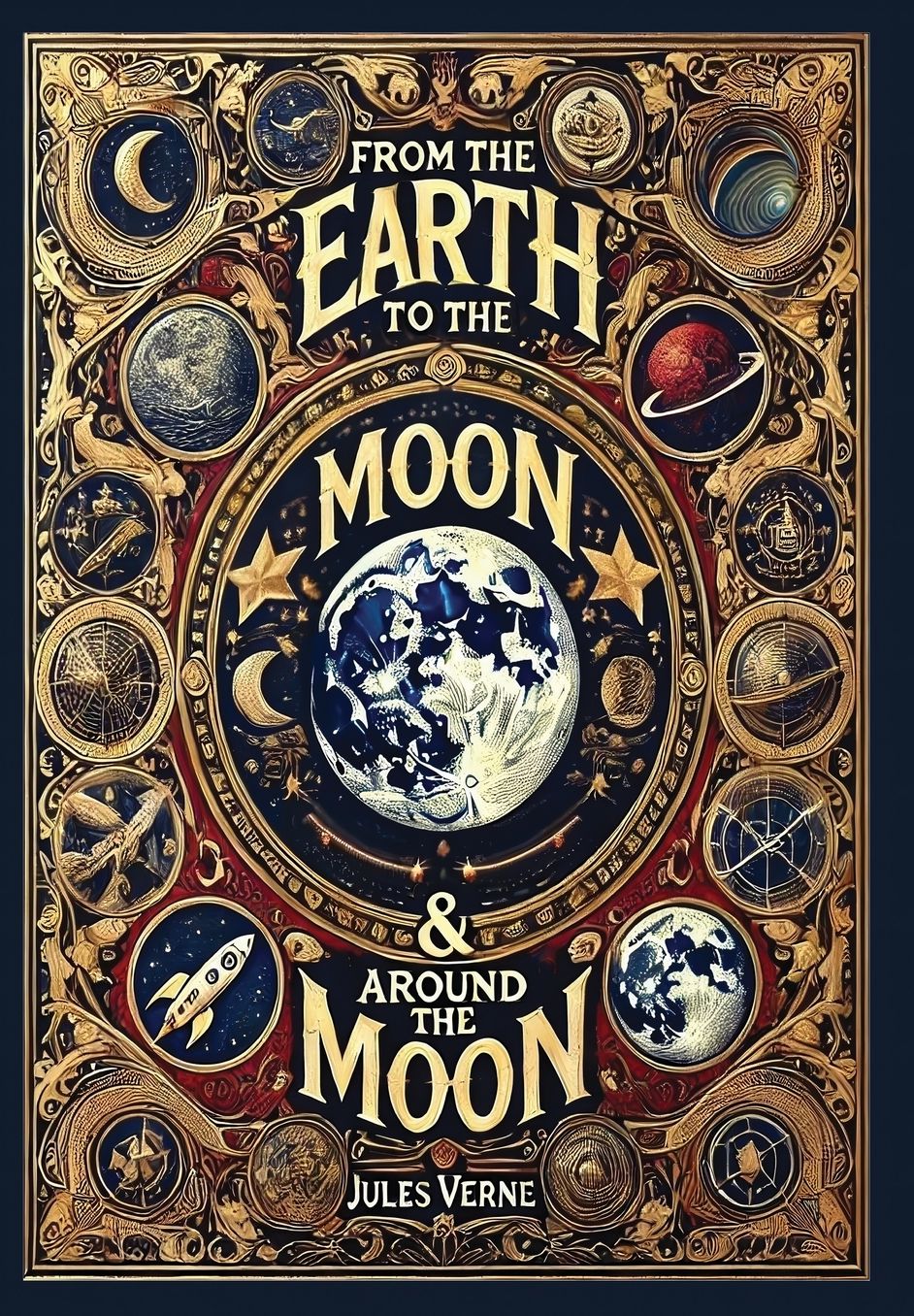 From the Earth to the Moon & Around the Moon (Collector's Edition) (Laminated Hardback with Jacket)