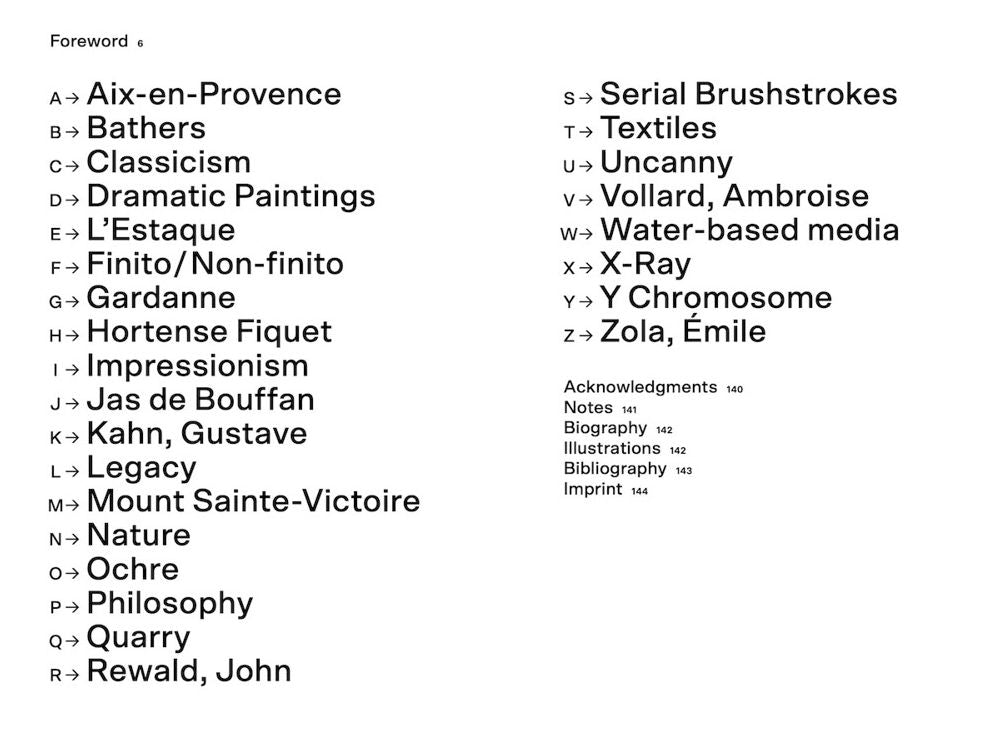 Cezanne: A-Z