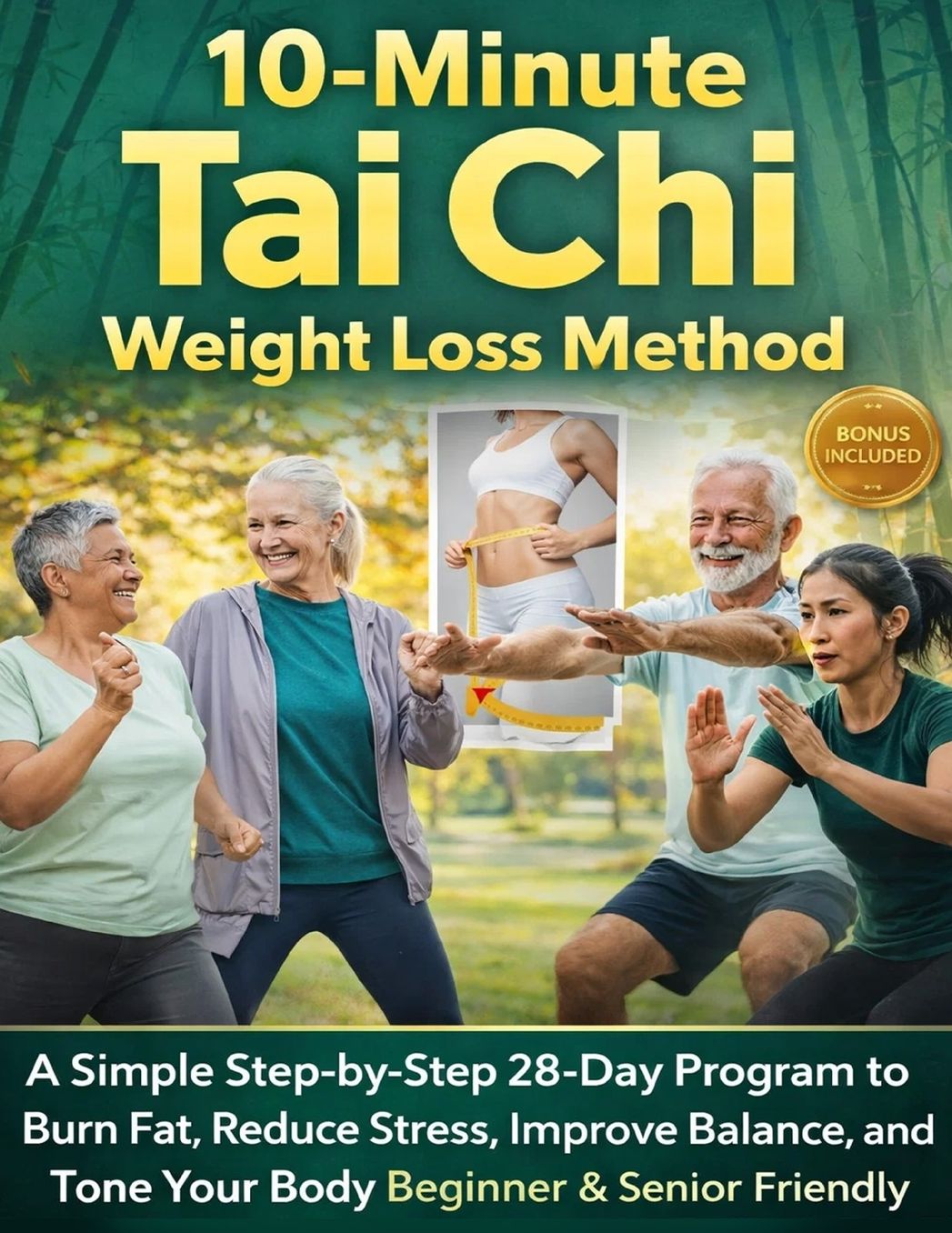 10-Minute Tai Chi Weight Loss Method: A Simple Step-by-Step 28-Day Program to Burn Fat, Reduce Stress, Improve Balance, and Tone Your Body Beginner & Senior Friendly