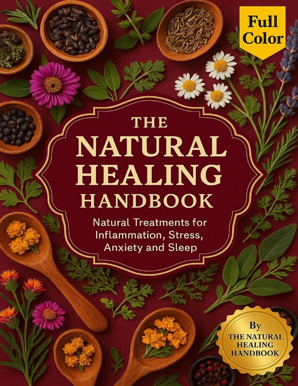 The Natural Healing Handbook: Natural Treatments for Inflammation, Stress, Anxiety and Sleep