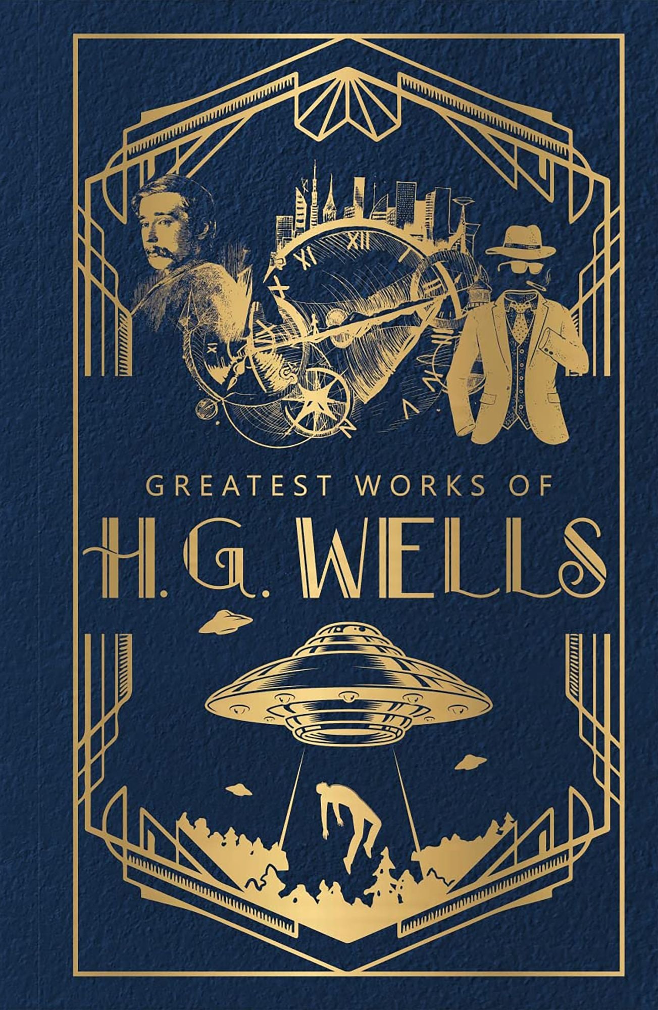 Greatest Works of H.G. Wells (Deluxe Hardbound Edition)