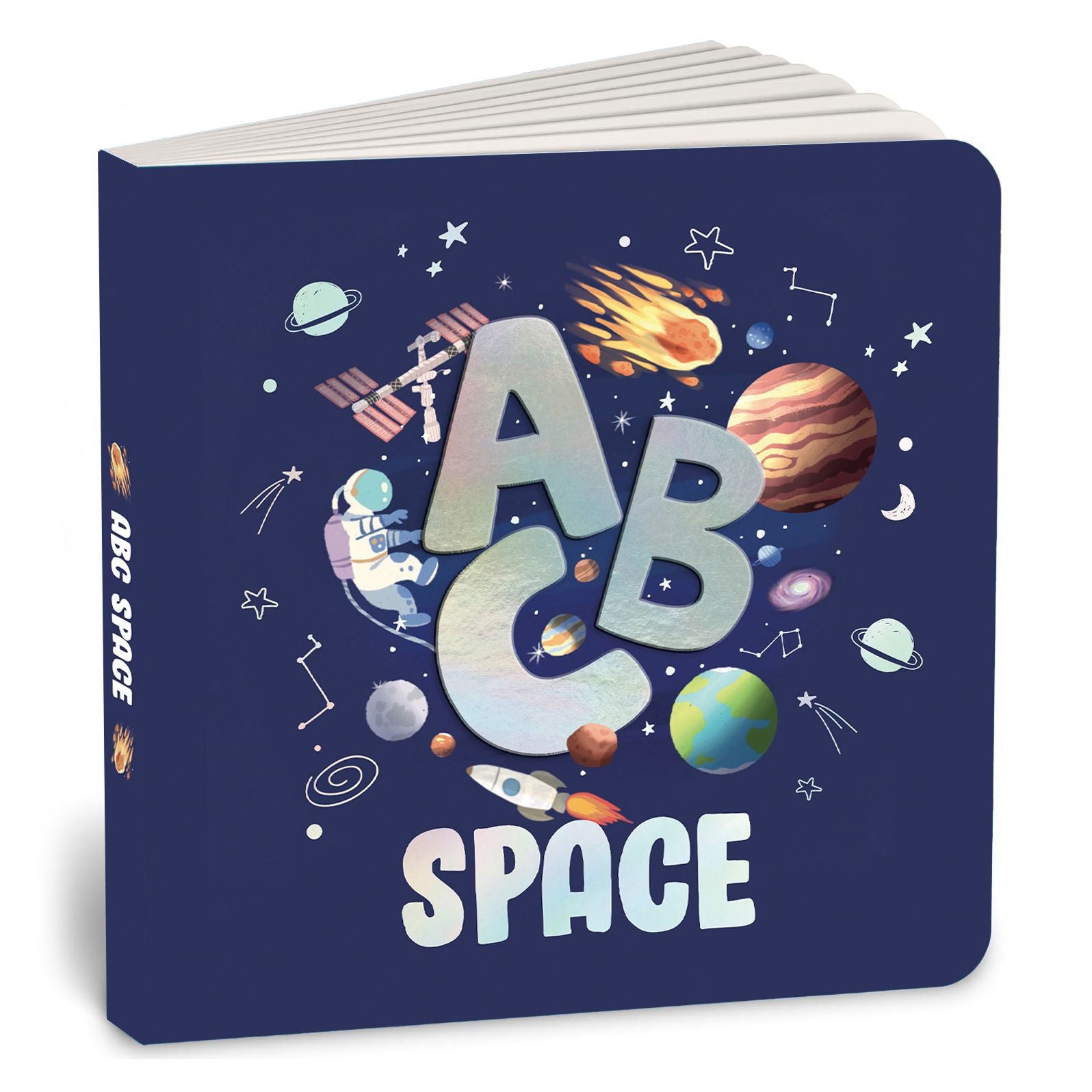 ABC Space: An Engaging Illustrated Board Book A to Z Space Exploration for Kids, Toddlers Book for 3+ [Penguin Early Learning Series]