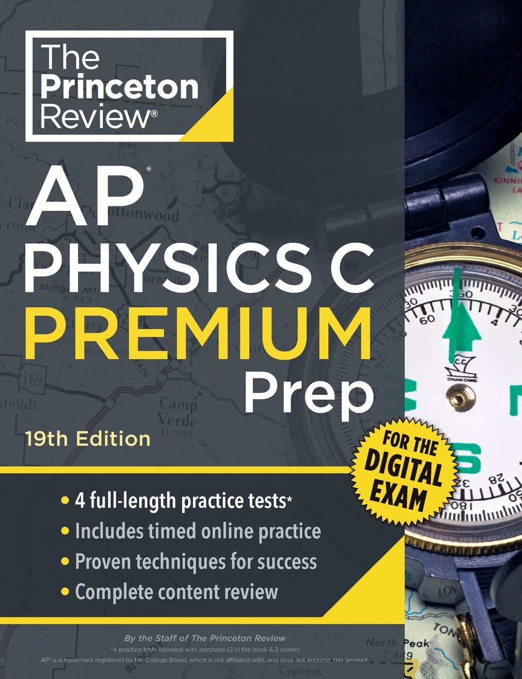 Princeton Review AP Physics C Premium Prep, 19th Edition: 4 Practice Tests + Digital Practice Online + Content Review