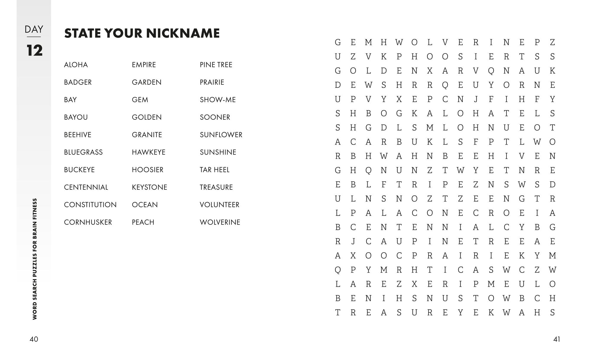 Word Search Puzzles for Brain Fitness: 90-Day Challenge to Engage Your Mind and Improve Focus