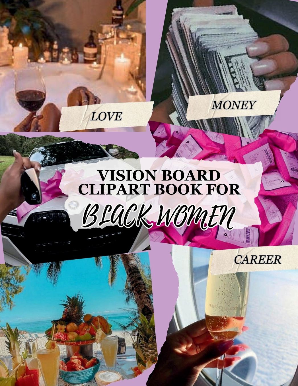 Vision Board Clip Art Book for Black Women