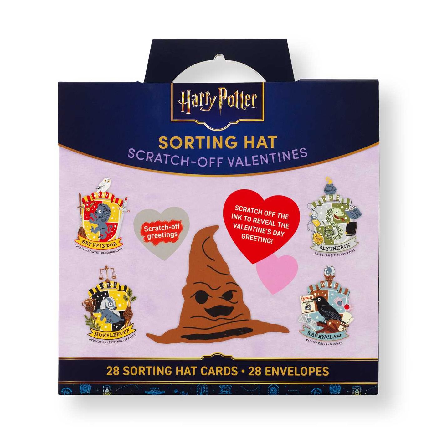 Harry Potter: Sorting Hat Scratch-Off Valentines: School Valentines