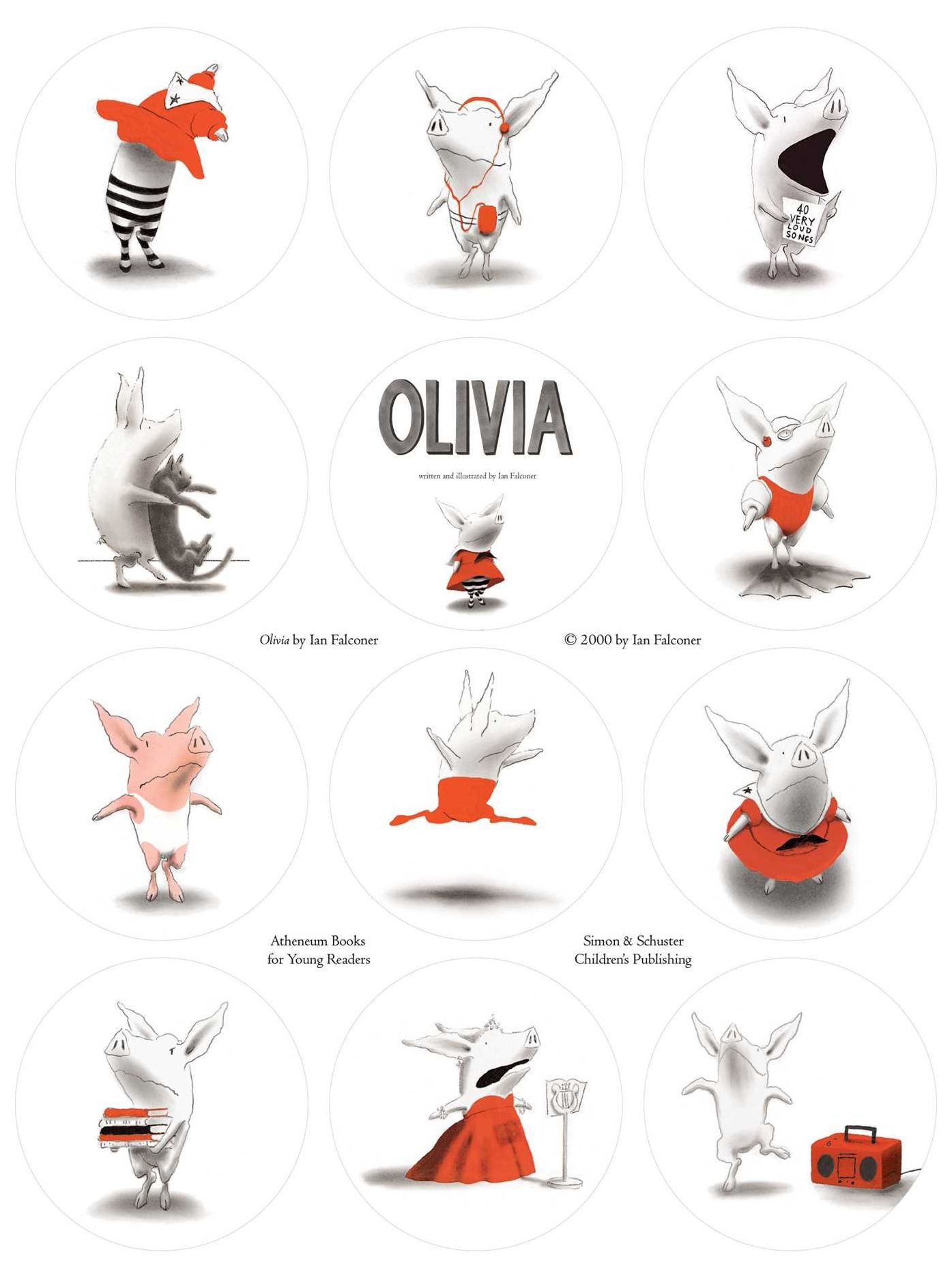 Olivia (25th Anniversary Edition) (Caldecott Honor Book)