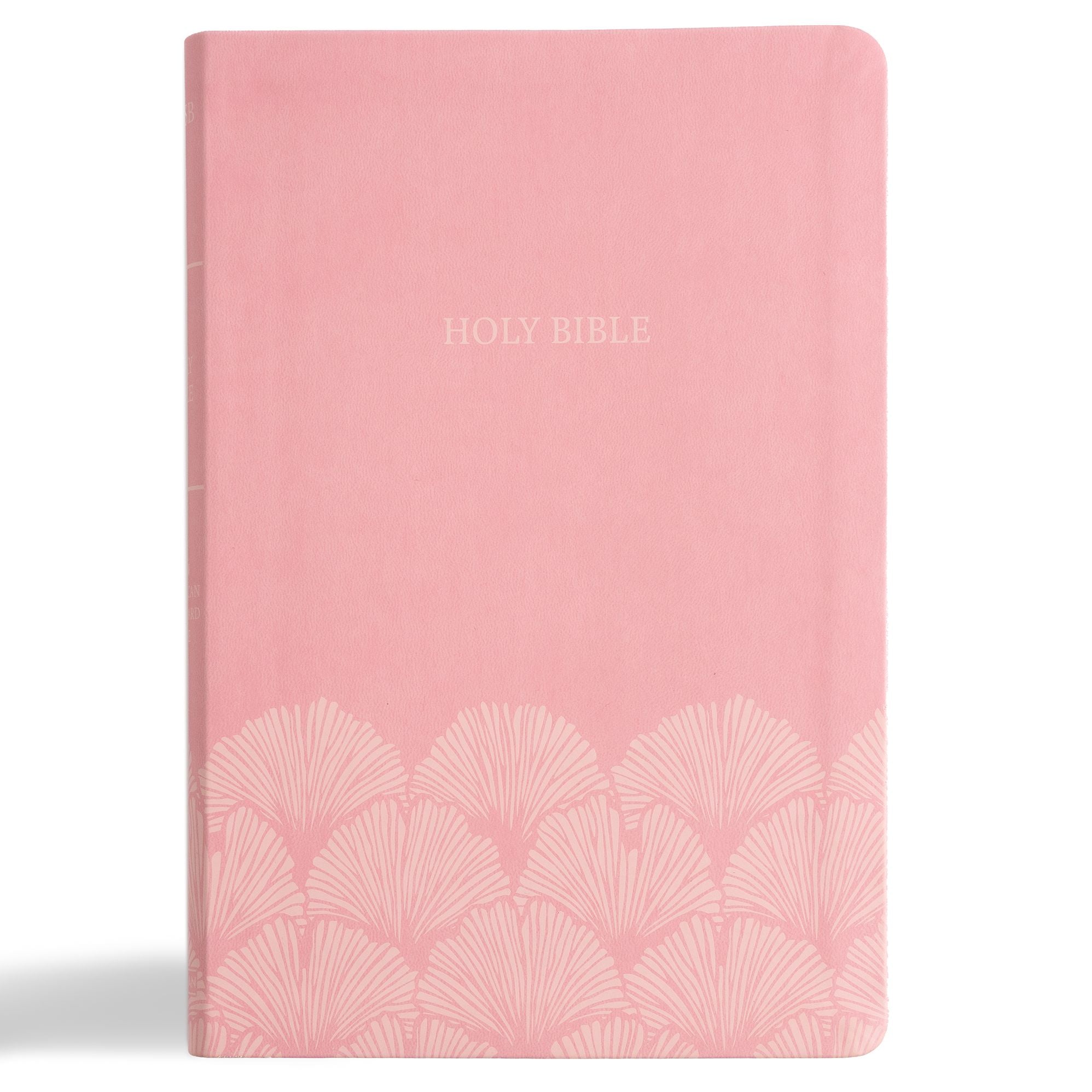 NASB Large Print Thinline Bible, Value Edition, Soft Pink LeatherTouch