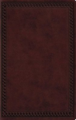 ESV Premium Gift Bible (TruTone, Mahogany, Border Design)