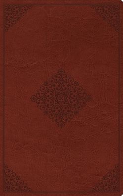ESV Large Print Value Thinline Bible (TruTone, Tan, Ornament Design)