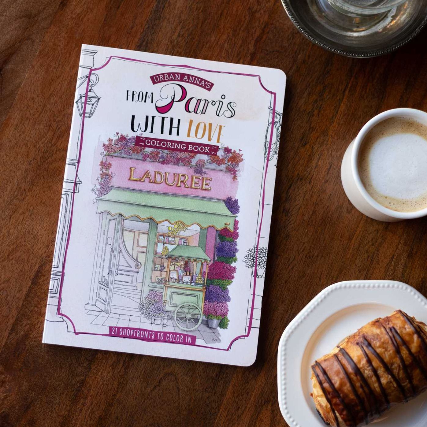 Urban Anna's From Paris with Love Coloring Book
