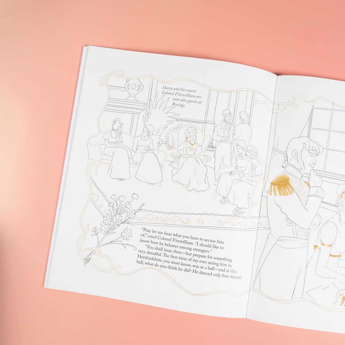 Color Your Classics Pride and Prejudice: The Big Jane Austen Coloring Book