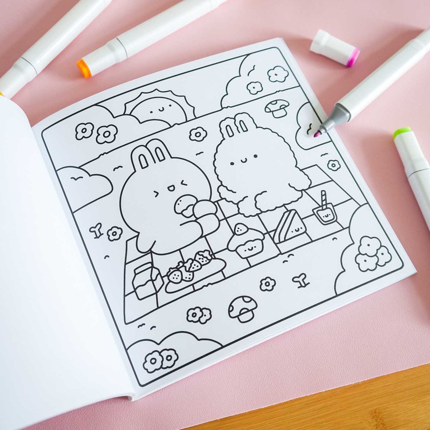 Cute & Cozy Coloring: Cheery