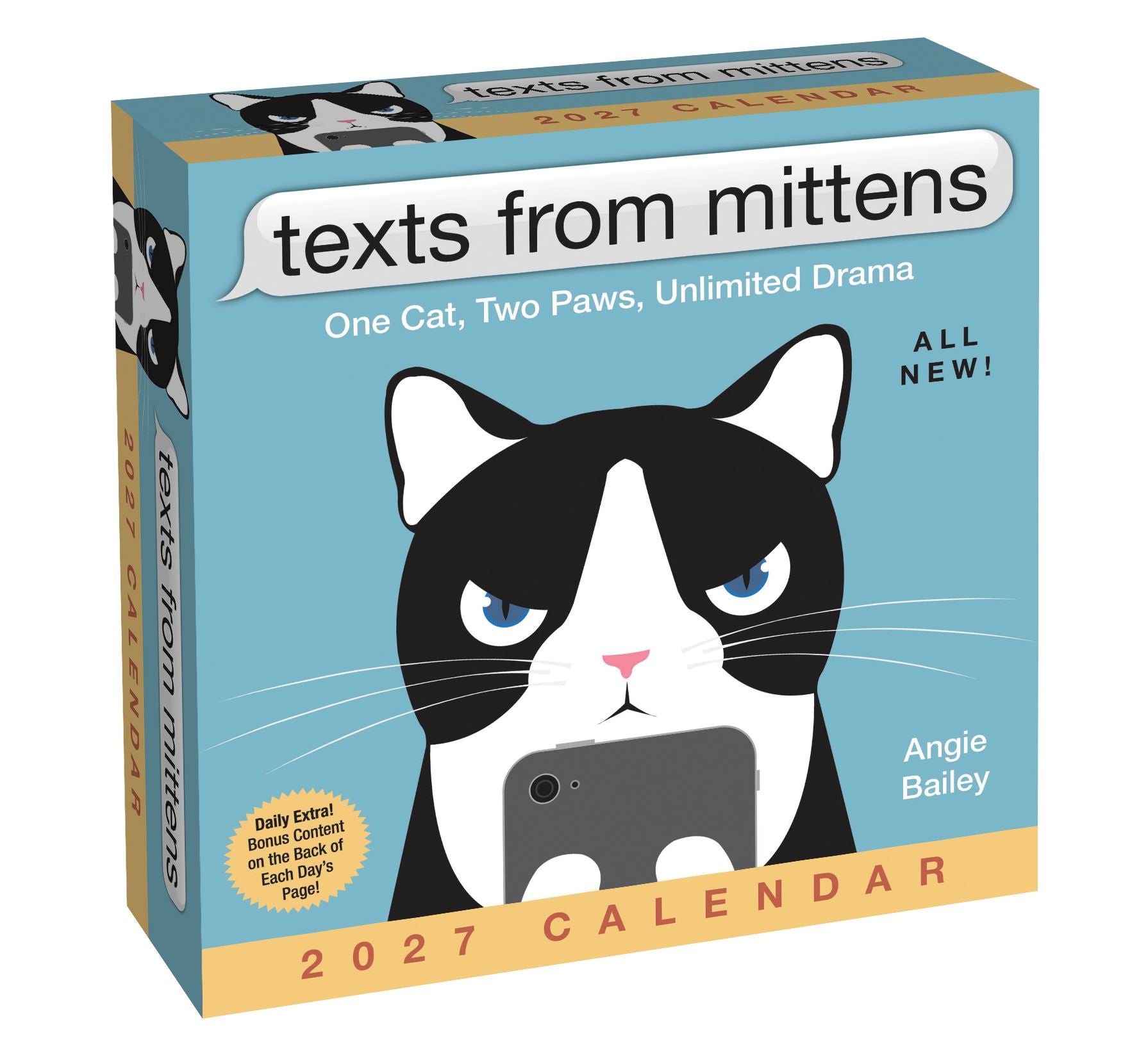 2027 Texts from Mittens the Cat Day-to-Day Calendar