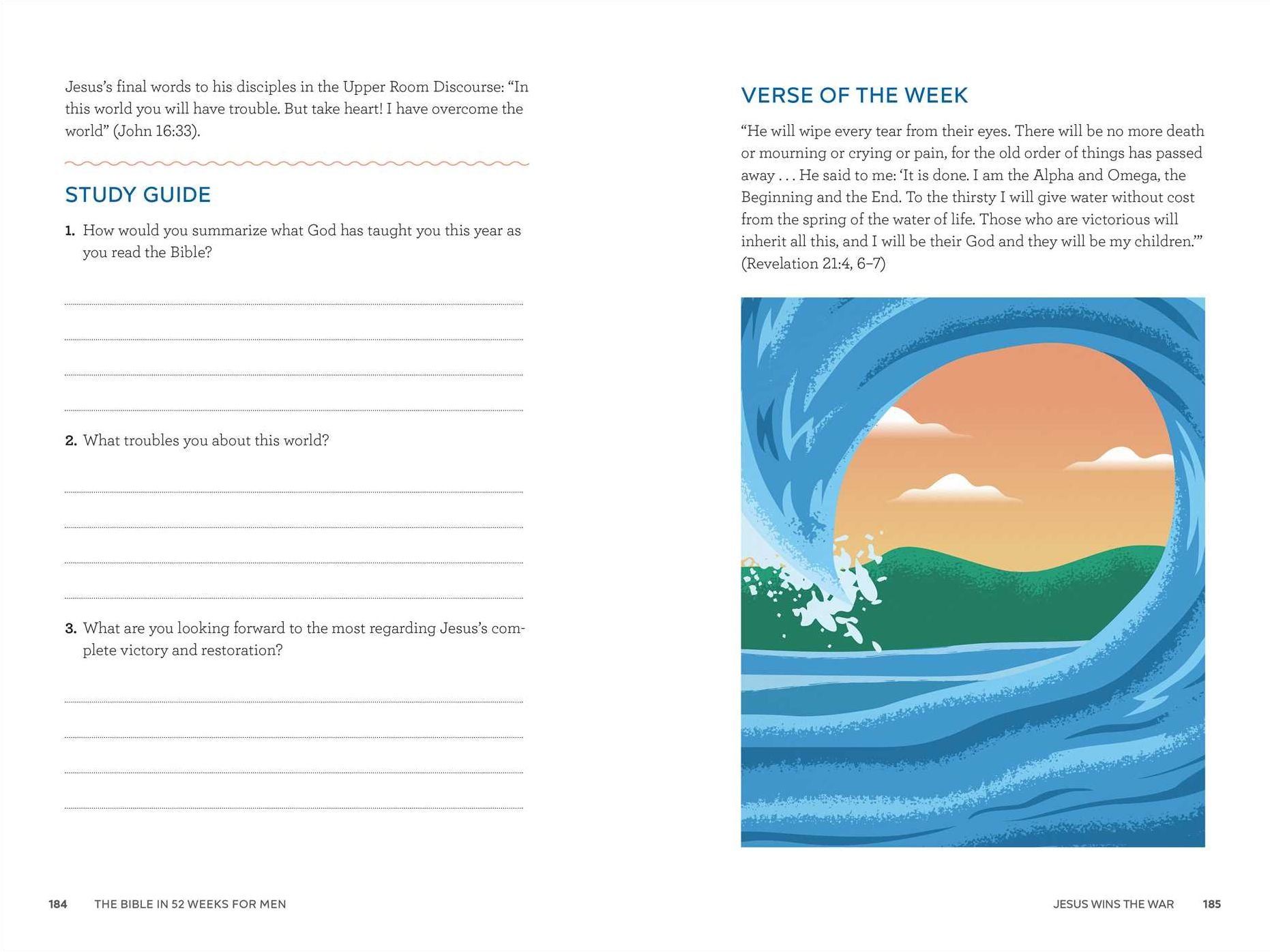 The Bible in 52 Weeks for Men: A Yearlong Bible Study