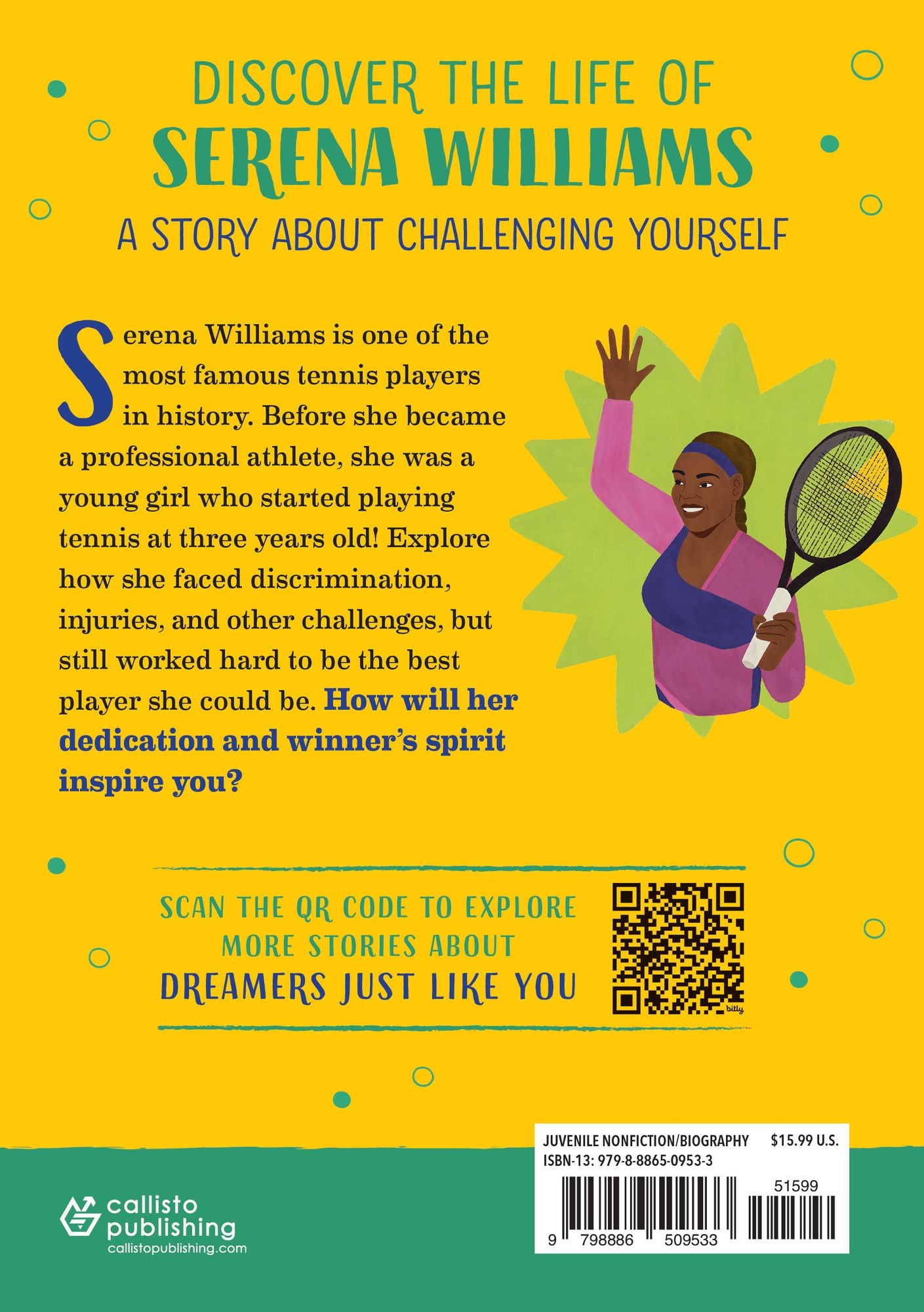 The Story of Serena Williams: An Inspiring Biography for Young Readers