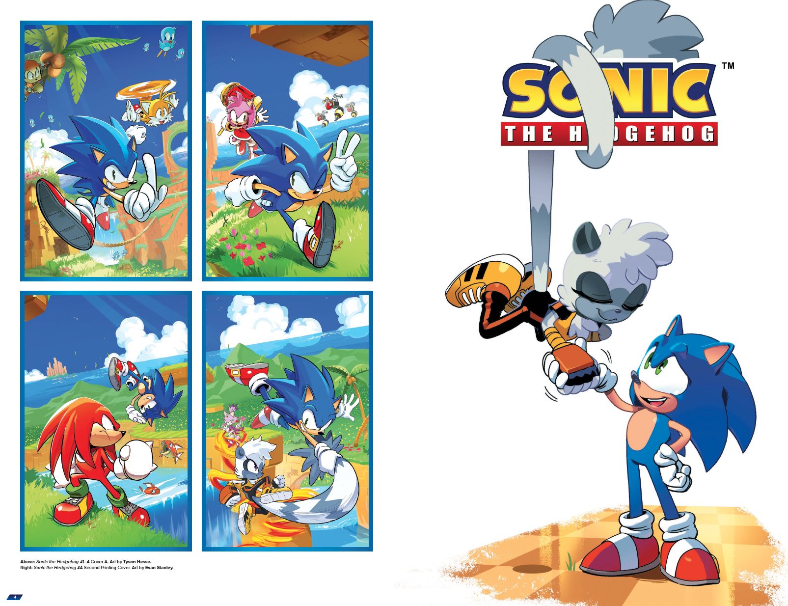 Sonic the Hedgehog: The IDW Comic Covers, Vol. 1