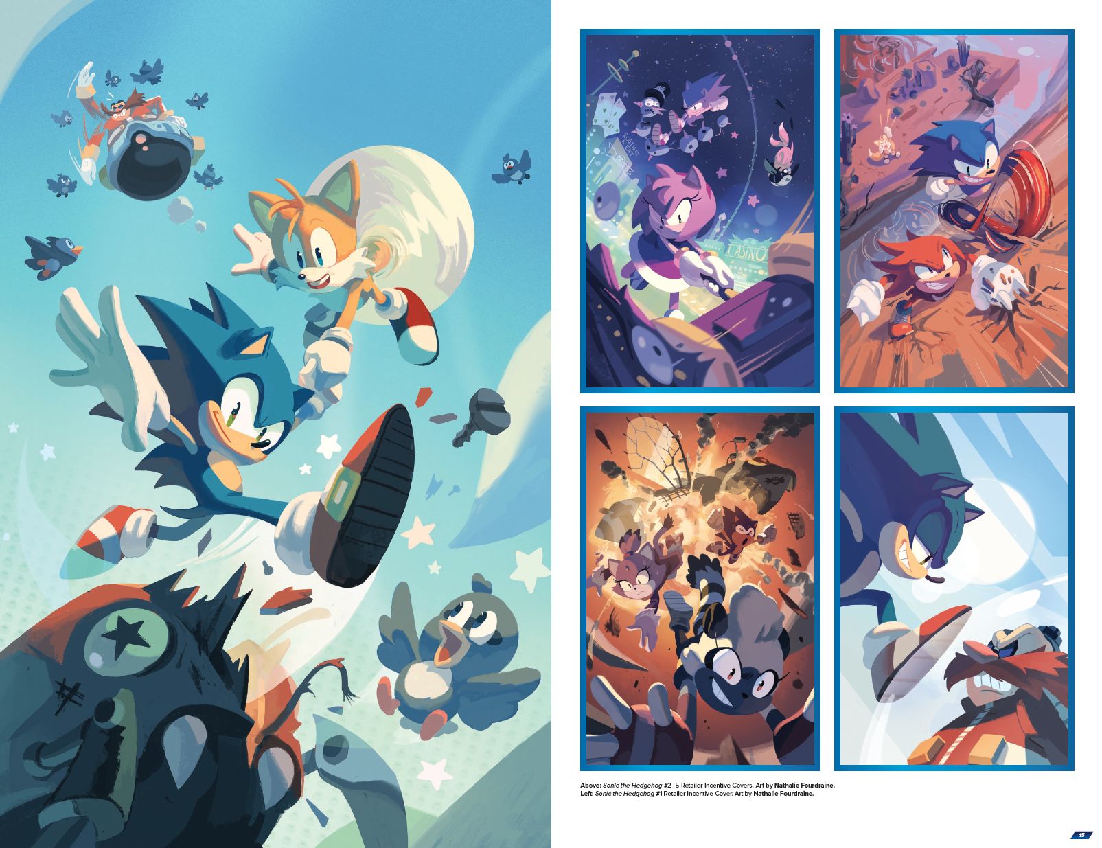 Sonic the Hedgehog: The IDW Comic Covers, Vol. 1