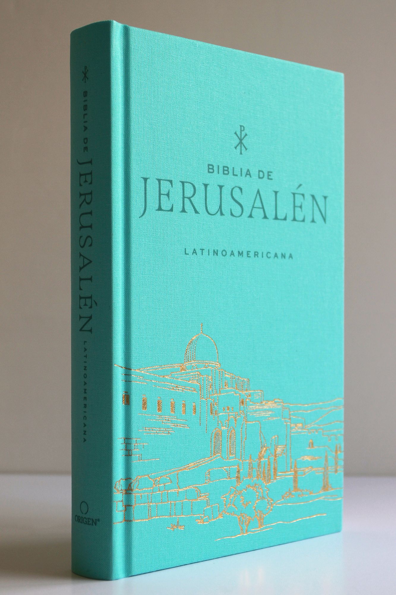 Biblia Católica Biblia de Jerusalén Latinoamericana, tapa dura, tela azul turquesa, edición de regalo / Spanish Jerusalem Bible, Latin American Edition, HC