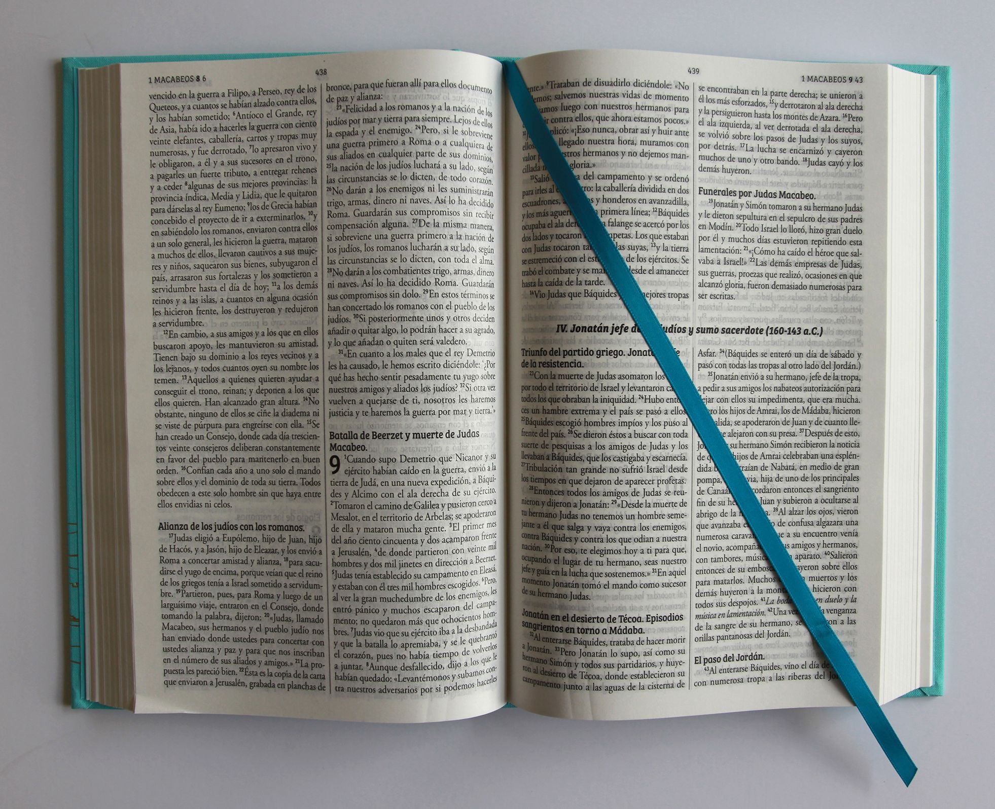 Biblia Católica Biblia de Jerusalén Latinoamericana, tapa dura, tela azul turquesa, edición de regalo / Spanish Jerusalem Bible, Latin American Edition, HC
