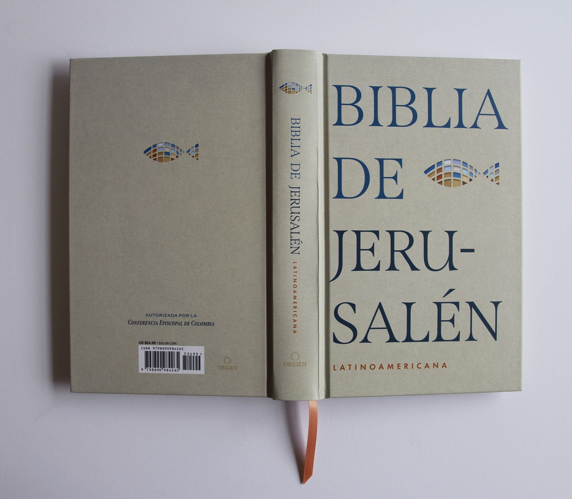 Biblia Católica Biblia de Jerusalén Latinoamericana, tapa dura, edición clásica marrón arena / Spanish Jerusalem Bible, Latin American Edition, Hardcover,
