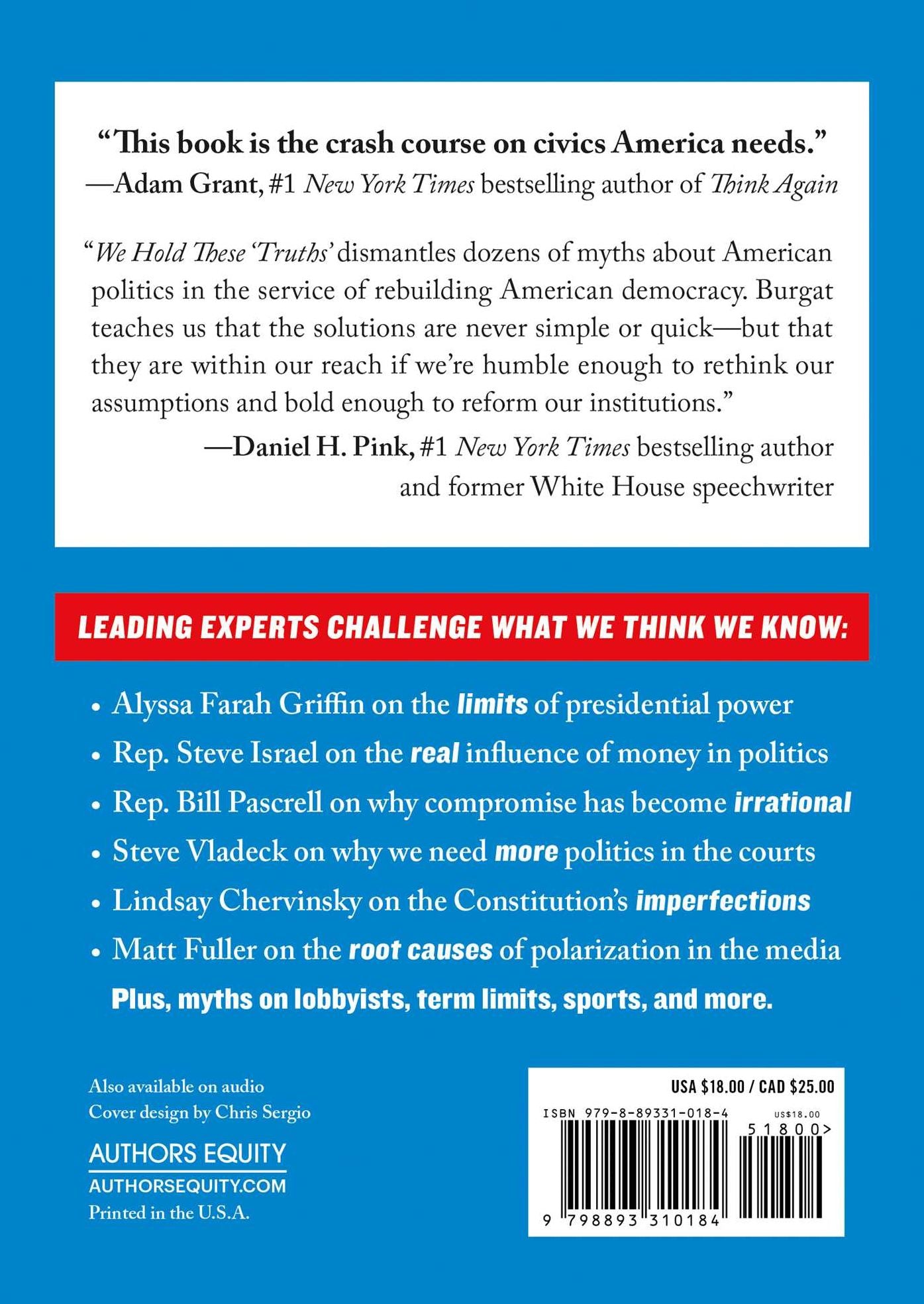 We Hold These "Truths": How to Spot the Myths that are Holding America Back